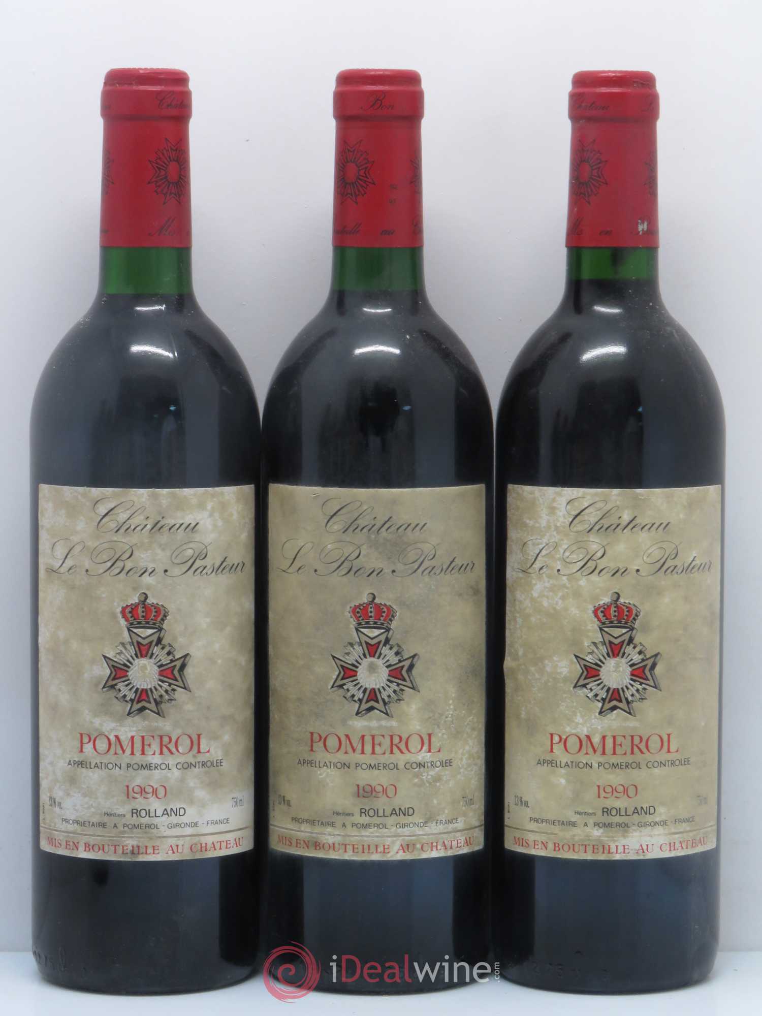 Château le Bon Pasteur 1990 - Lot de 6 bouteilles - 1