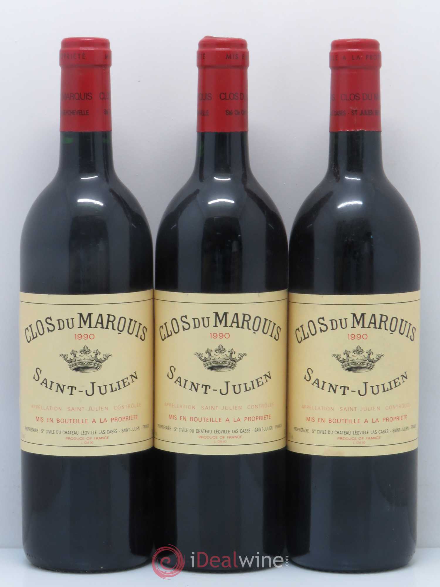 Clos du Marquis 1990 - Lot de 6 bouteilles - 2