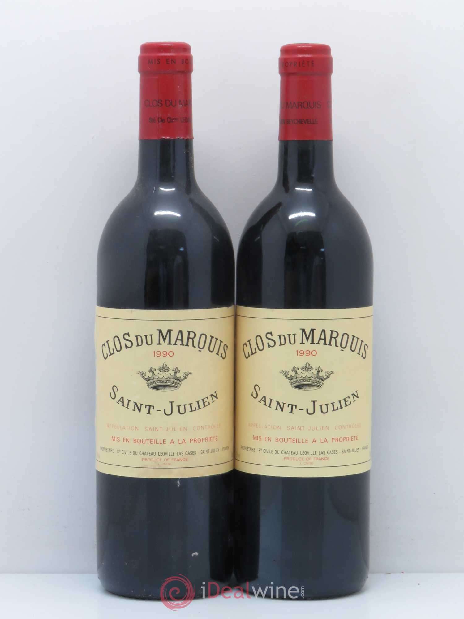 Clos du Marquis 1990 - Lot de 5 bouteilles - 2