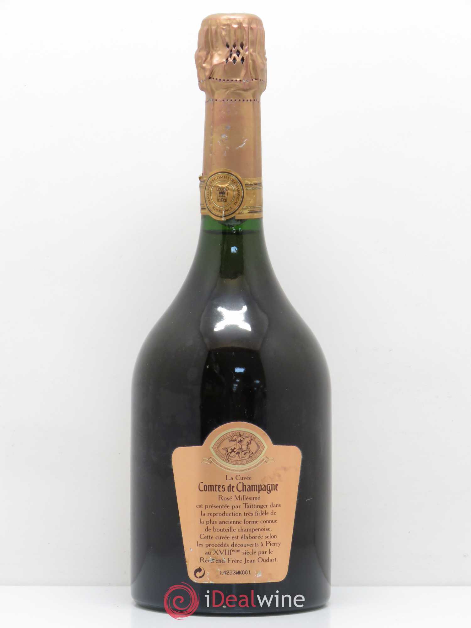Comtes de Champagne Rosé Grand Cru Brut Taittinger 1985 - Lot de 1 bouteille - 1