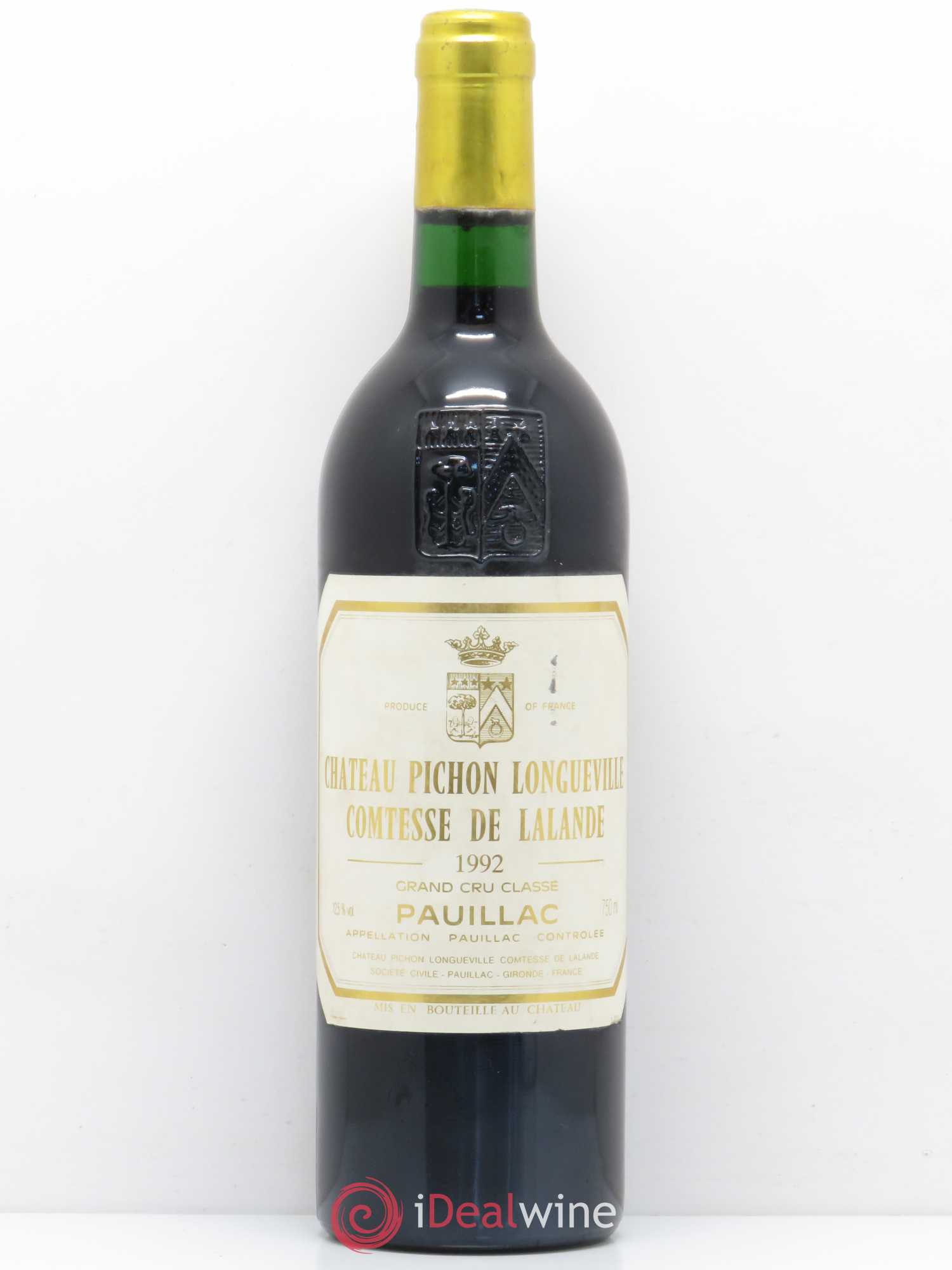 Château Pichon Longueville Comtesse de Lalande 2ème Grand Cru Classé 1992 - Lot de 1 bouteille - 0