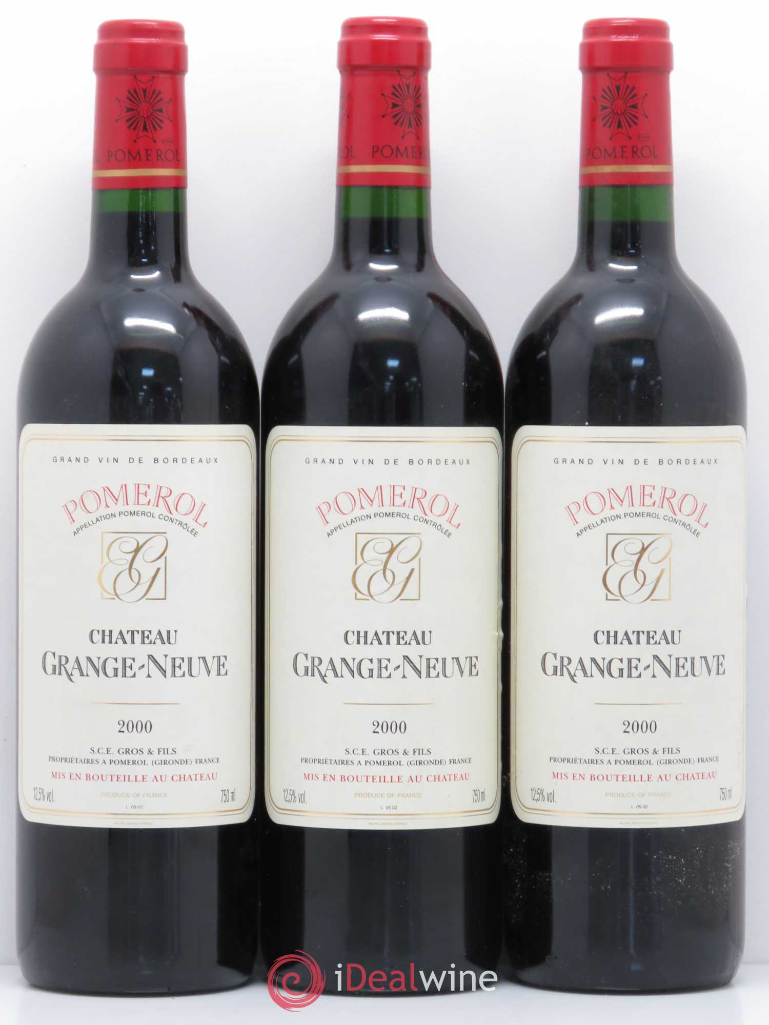 Château Grange-Neuve 2000 - Posten von 3 Flaschen - 0