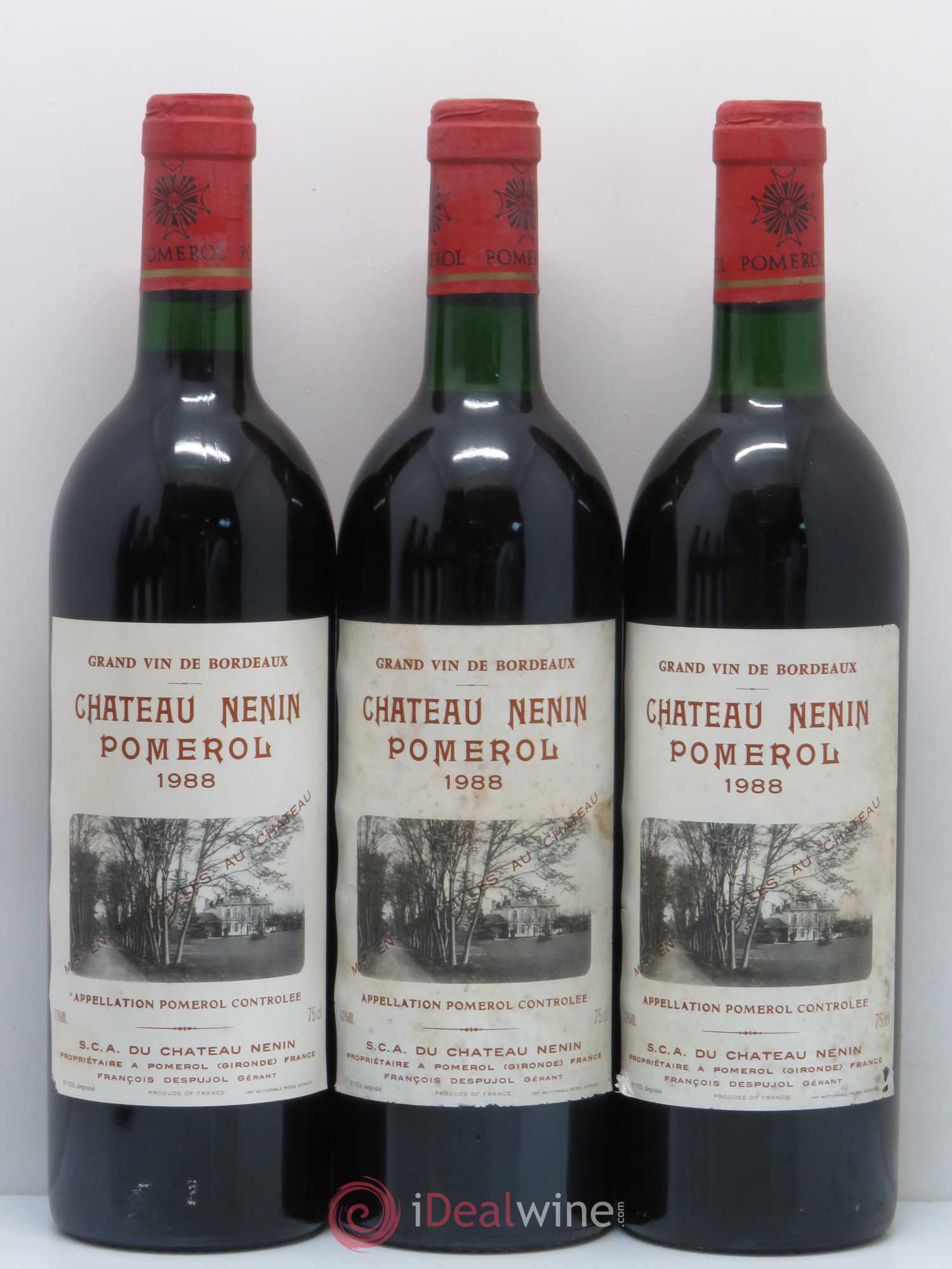 Château Nenin 1988 - Lot de 6 bouteilles - 1