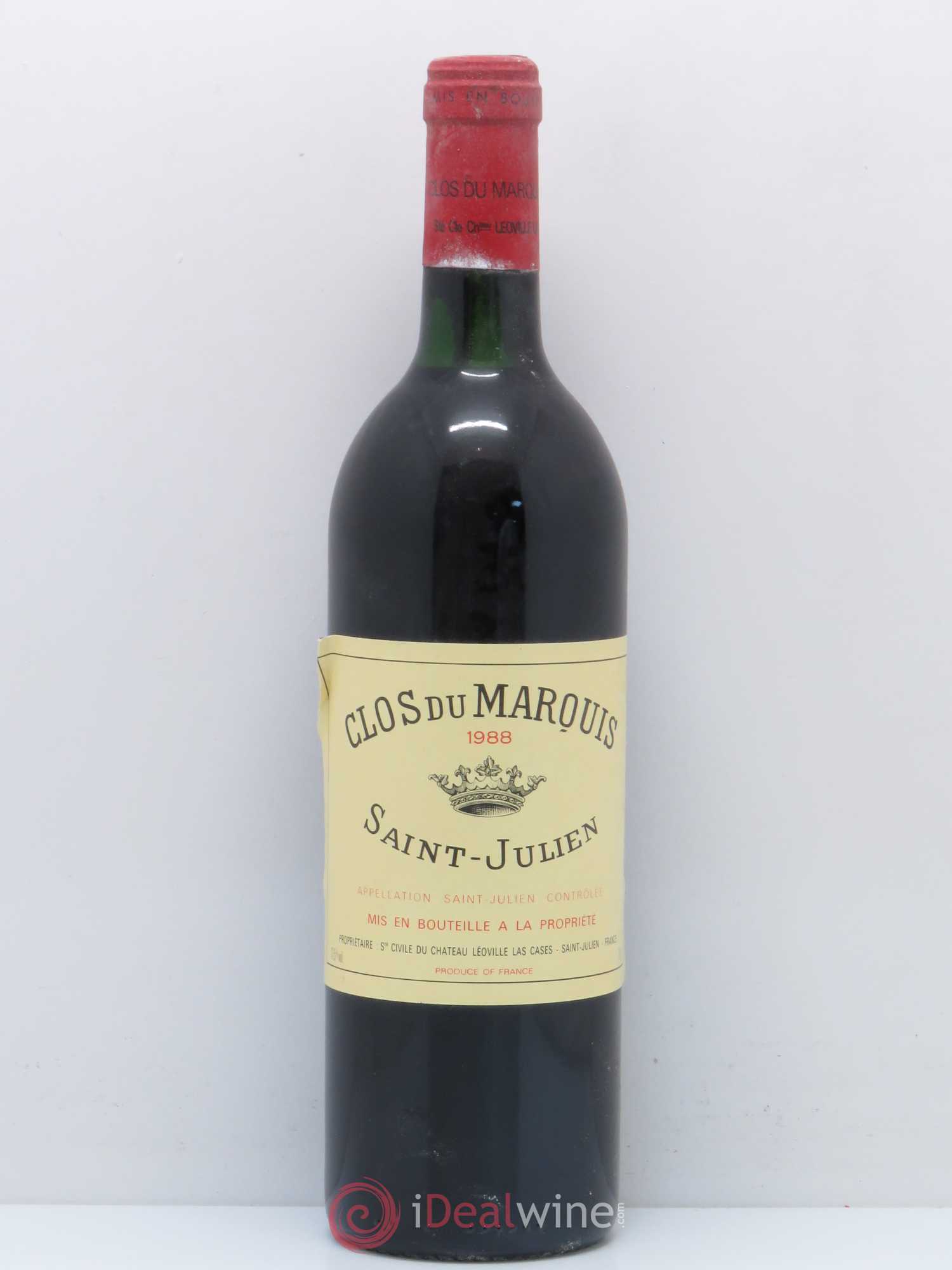 Clos du Marquis 1988 - Lot de 1 bouteille - 0
