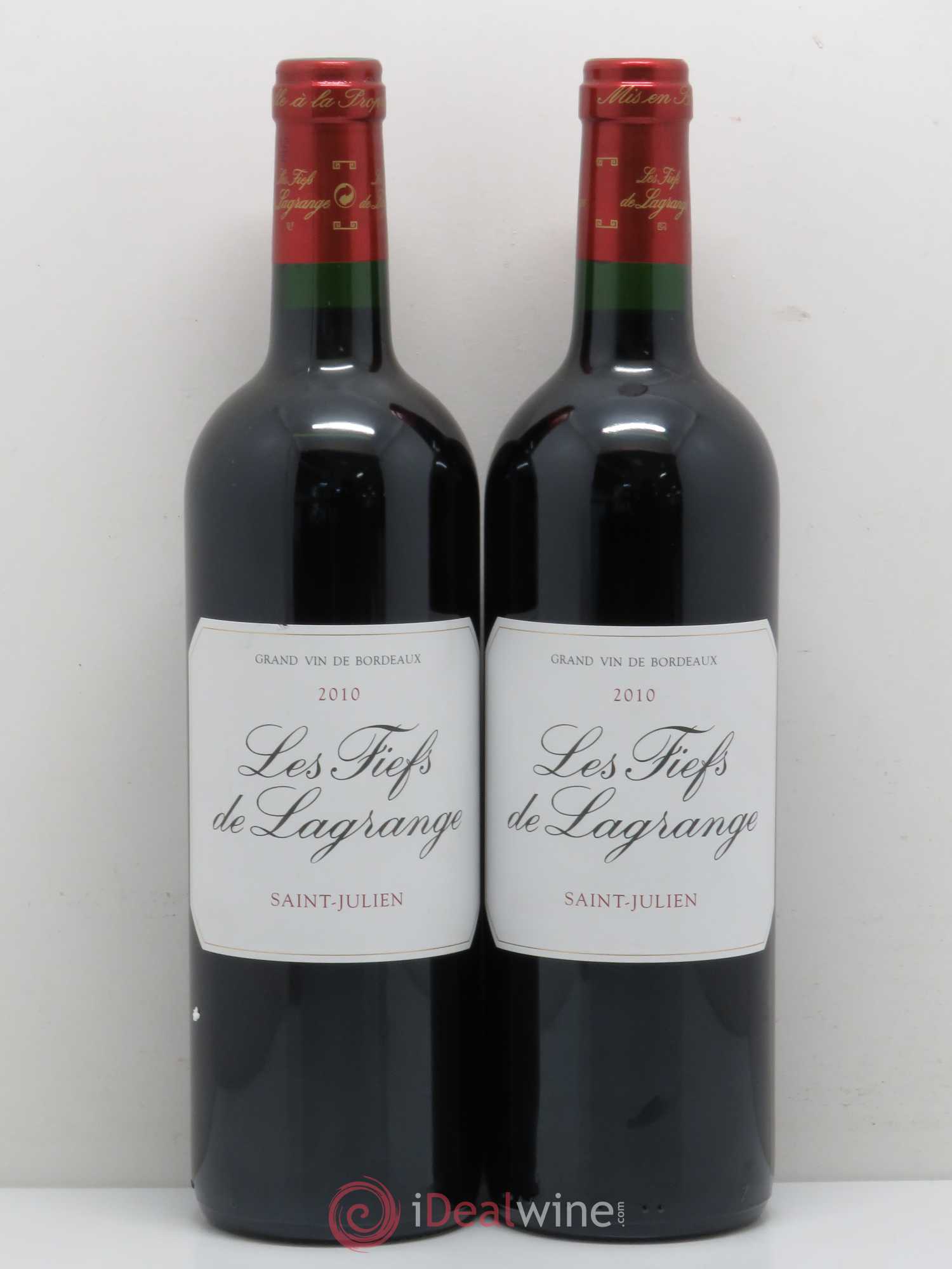 Les Fiefs de Lagrange Second Vin (sans prix de réserve) 2010 - Lot de 2 bouteilles - 0