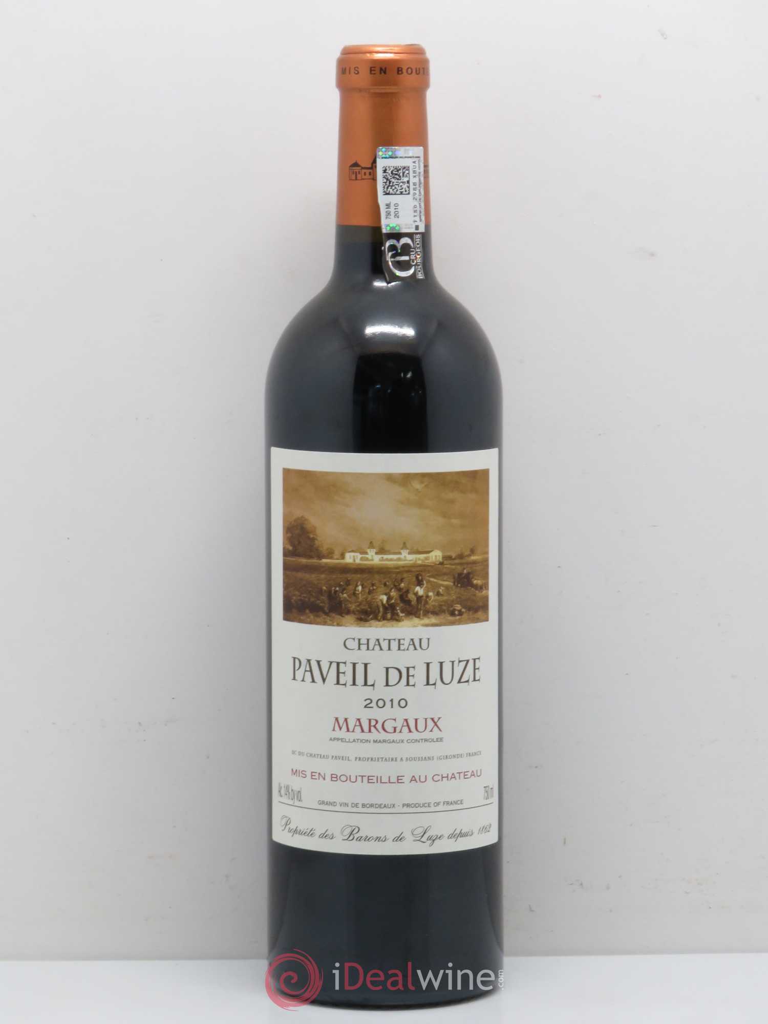 Château Paveil de Luze Cru Bourgeois 2010 - Lot de 1 bouteille - 0