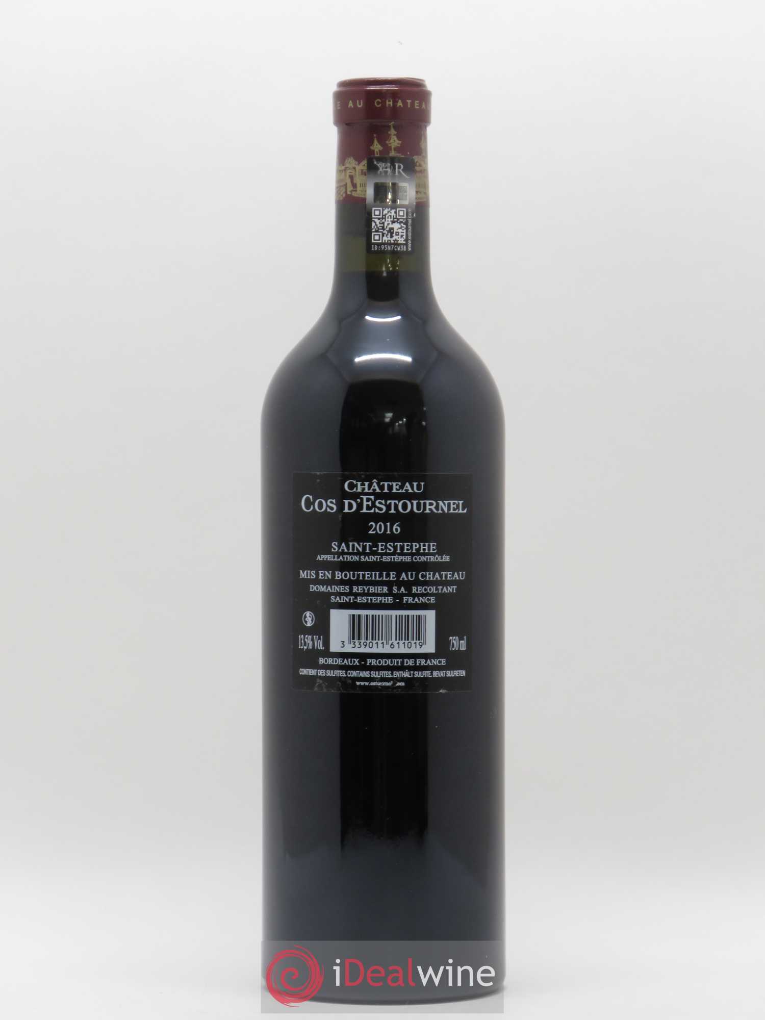 Cos d'Estournel 2ème Grand Cru Classé 2016 - Lot de 1 bouteille - 1