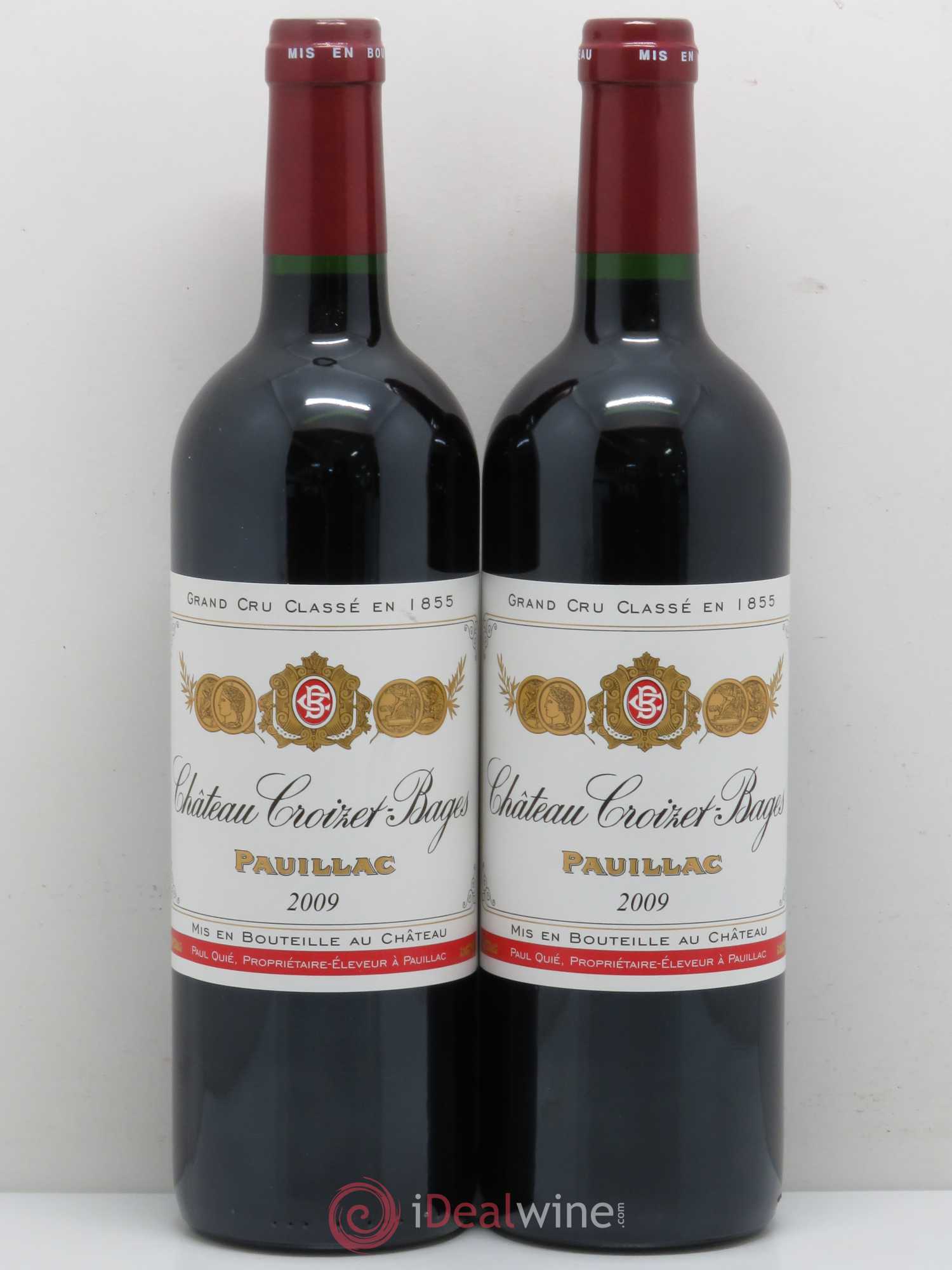 Château Croizet Bages 5ème Grand Cru Classé (sans prix de réserve) 2009 - Lot de 5 bouteilles - 2