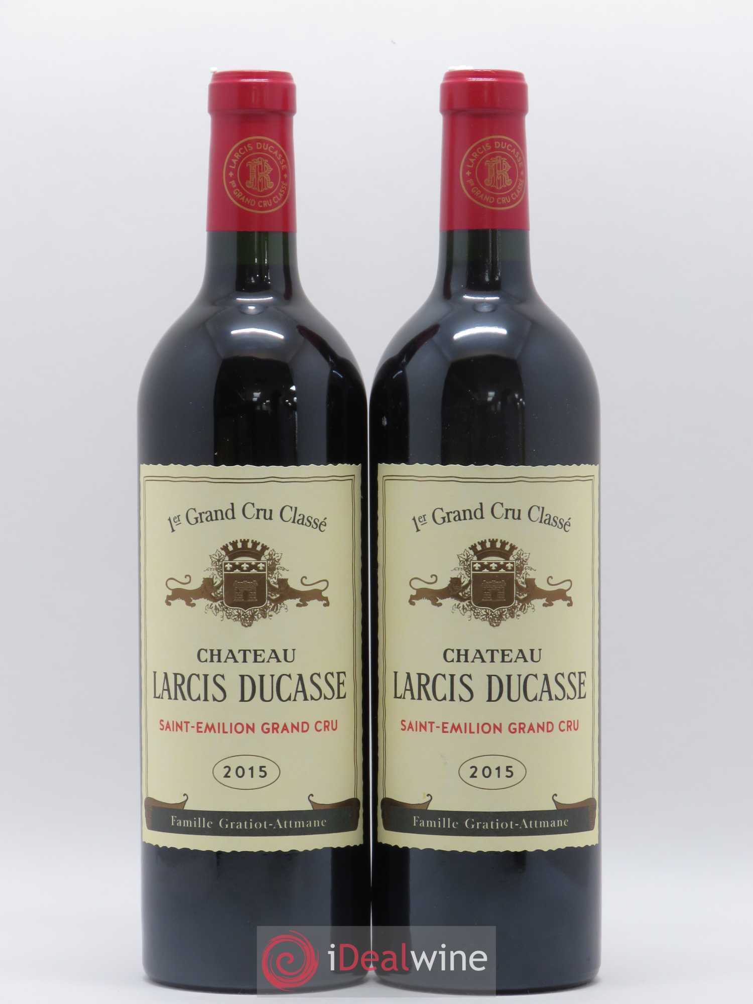 Château Larcis Ducasse 1er Grand Cru Classé B 2015 - Lot de 2 bouteilles - 0