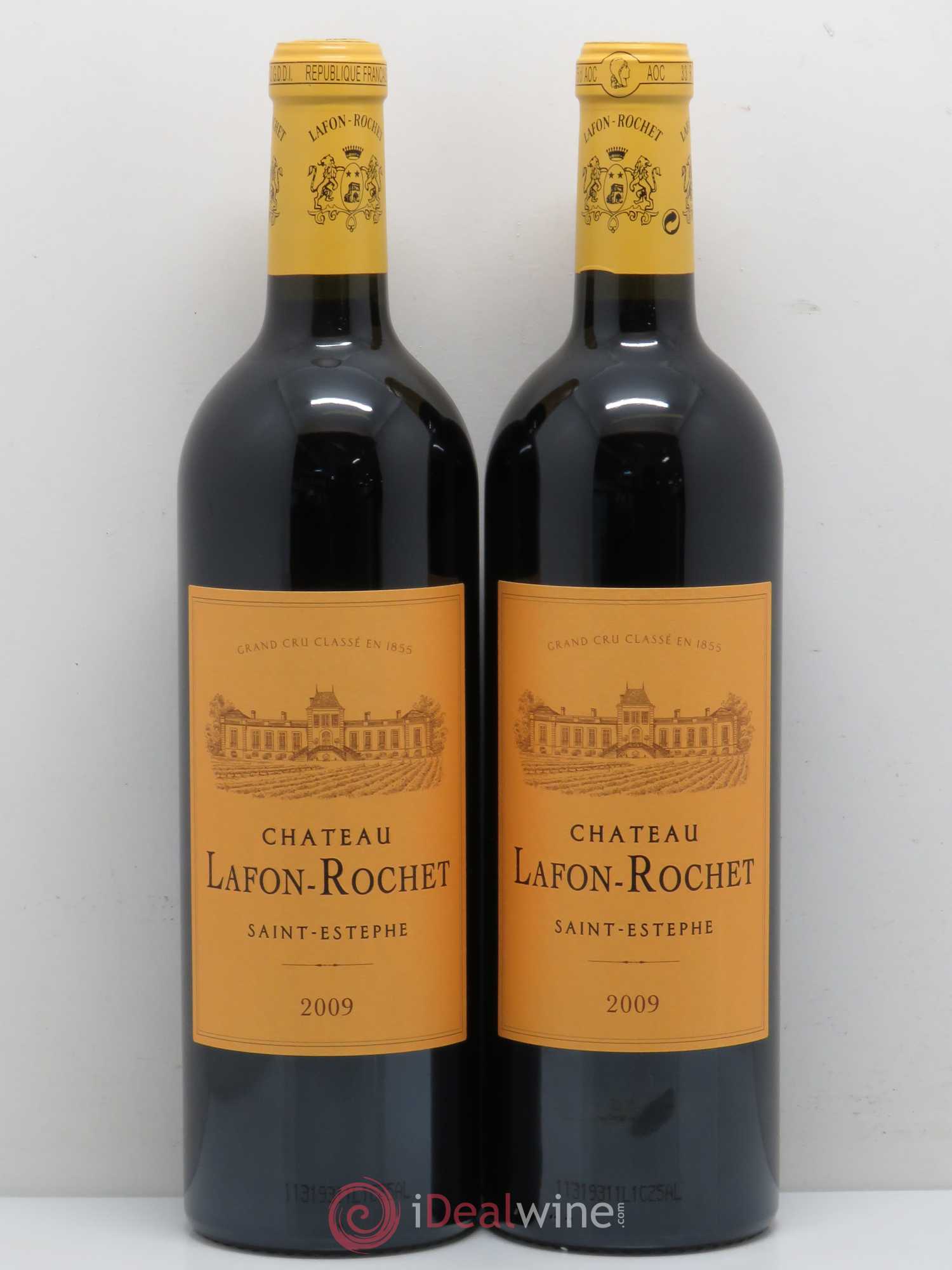 Château Lafon Rochet 4ème Grand Cru Classé 2009 - Lot de 2 bouteilles - 0