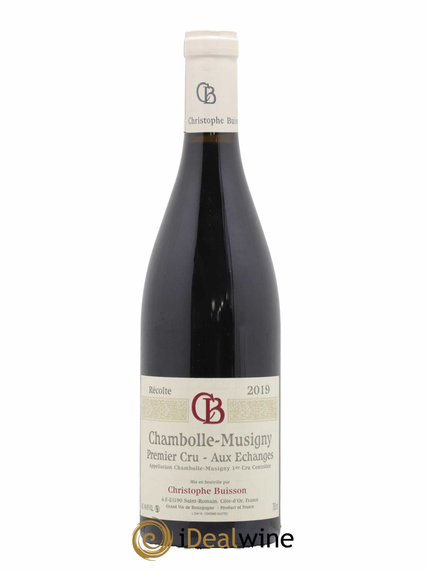 Chambolle-Musigny 1er Cru Aux Echanges Domaine Christophe Buisson 2019 - Lot de 1 bouteille - 0