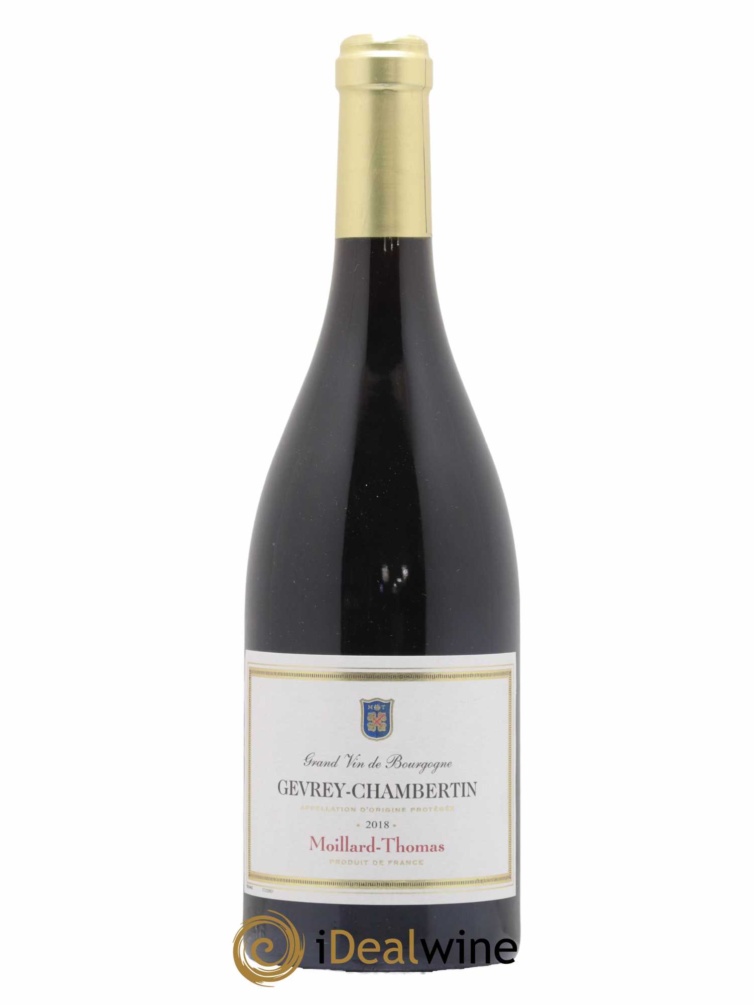 Gevrey-Chambertin Domaine Moillard Thomas 2018 - Lot de 1 bouteille - 0