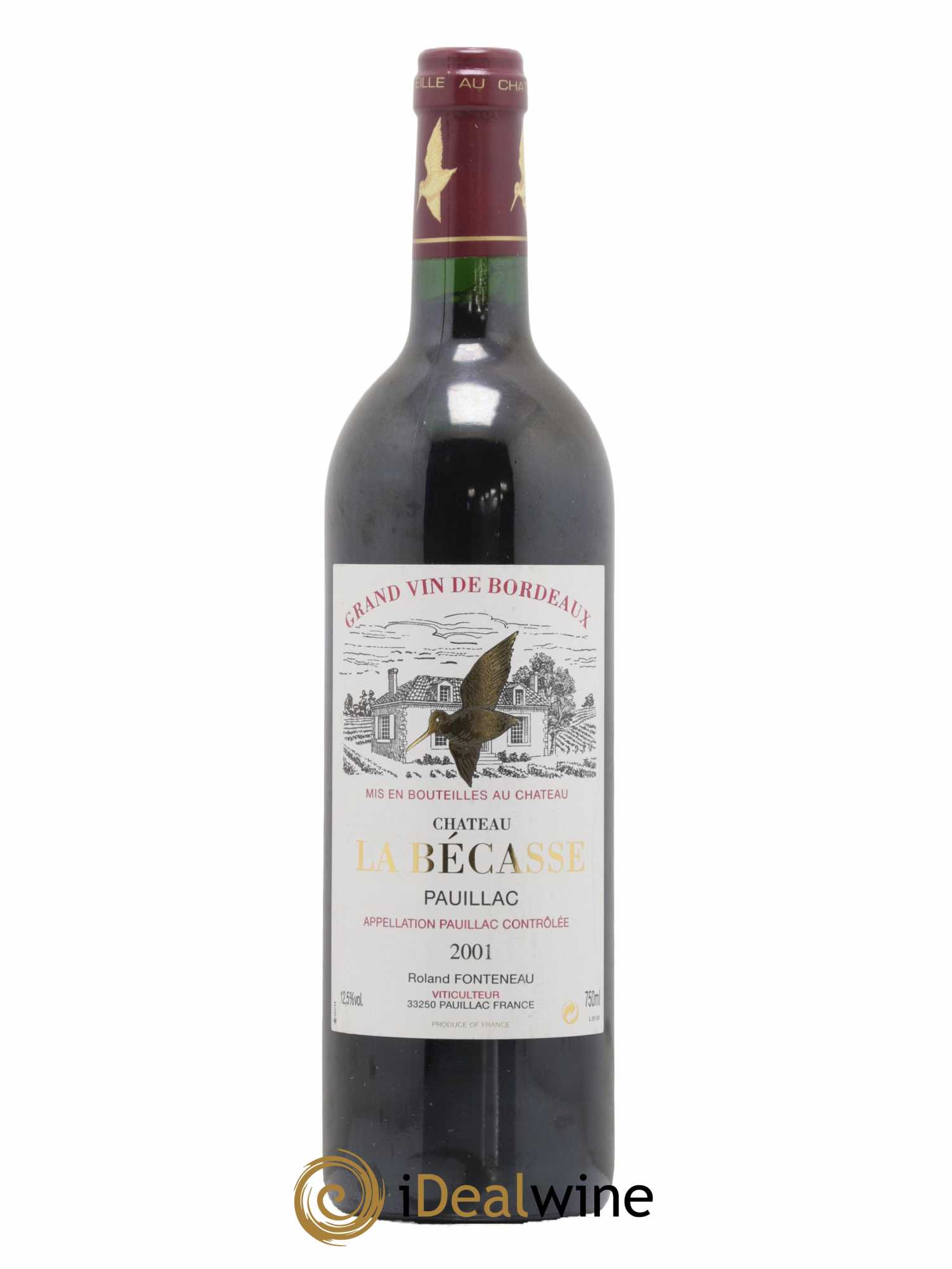 Château la Bécasse 2001 - Lot de 1 bouteille - 0