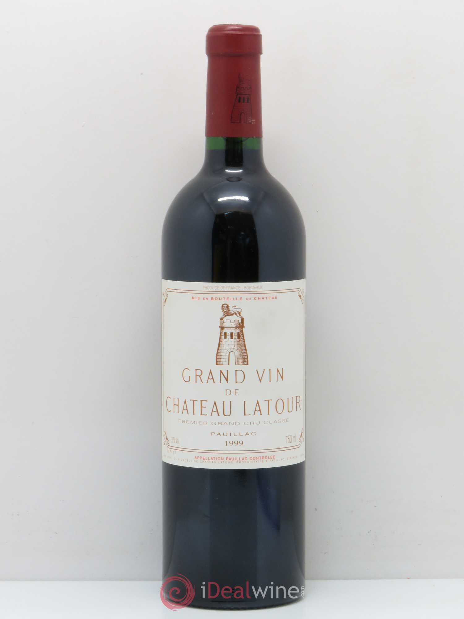 Château Latour 1er Grand Cru Classé 1999 - Lot de 1 bouteille - 0
