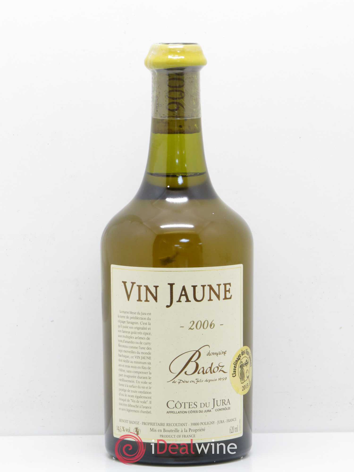 Arbois Vin Jaune Domaine Badoz (sans prix de réserve) 2006 - Posten von 1 Flasche - 0