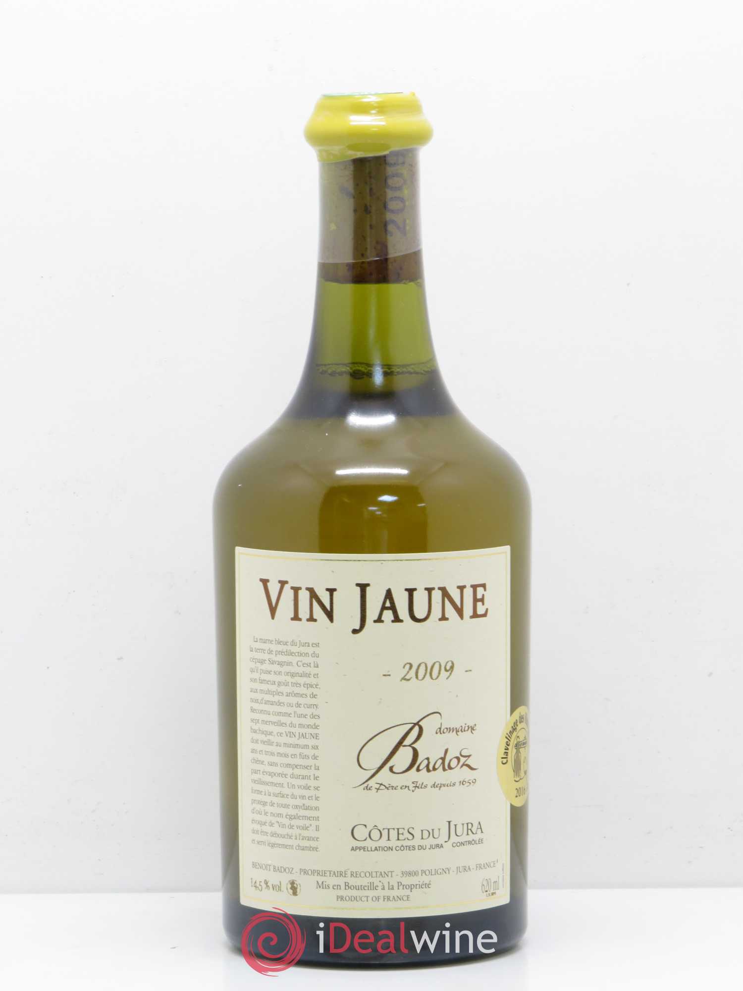 Arbois Vin Jaune Domaine Badoz (sans prix de réserve) 2009 - Posten von 1 Flasche - 0