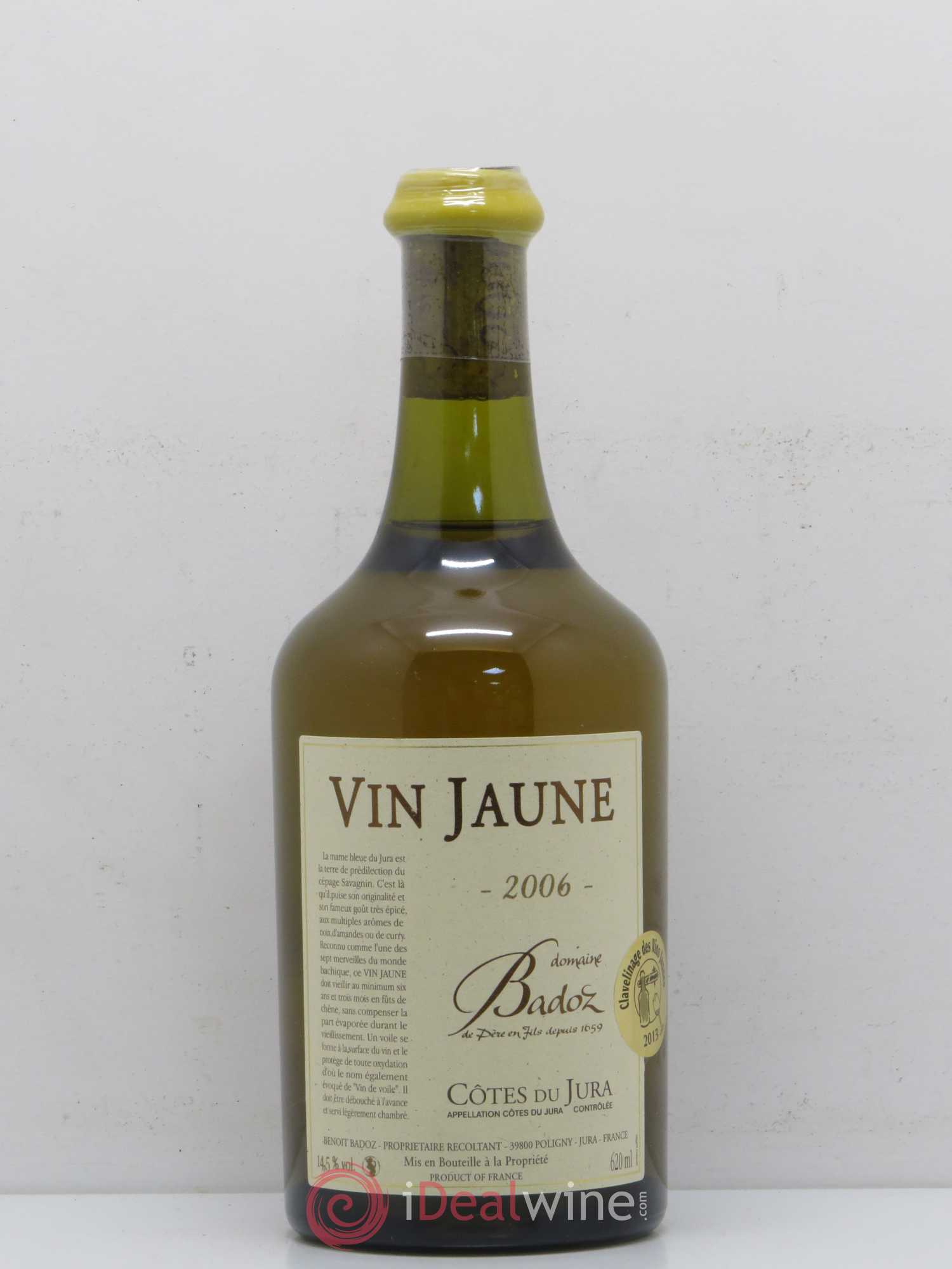 Arbois Vin Jaune Domaine Badoz (sans prix de réserve) 2006 - Posten von 1 Flasche - 0