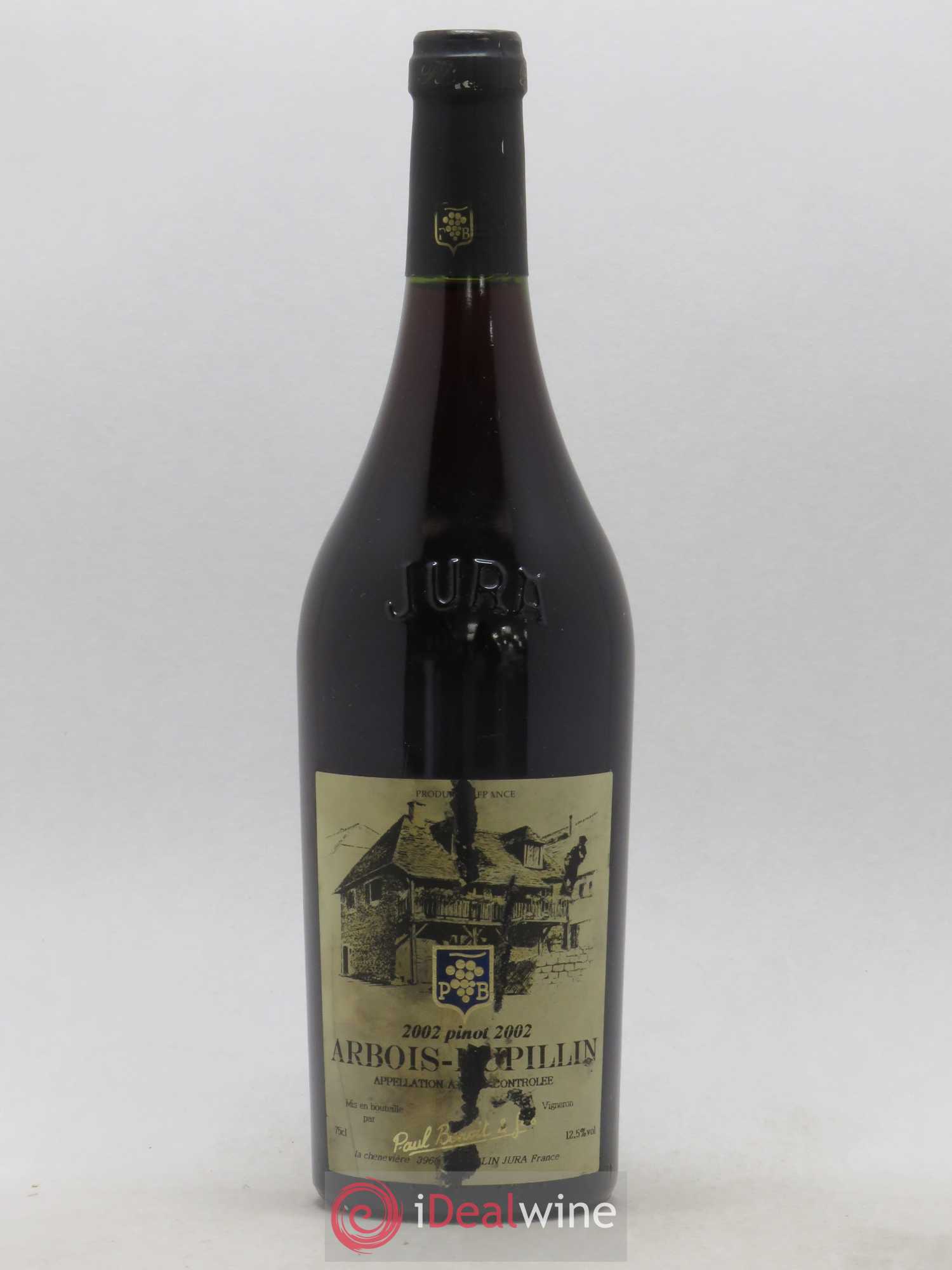 Arbois Pupillin Pinot Noir Paul Benoît (sans prix de réserve) 2002 - Posten von 1 Flasche - 0