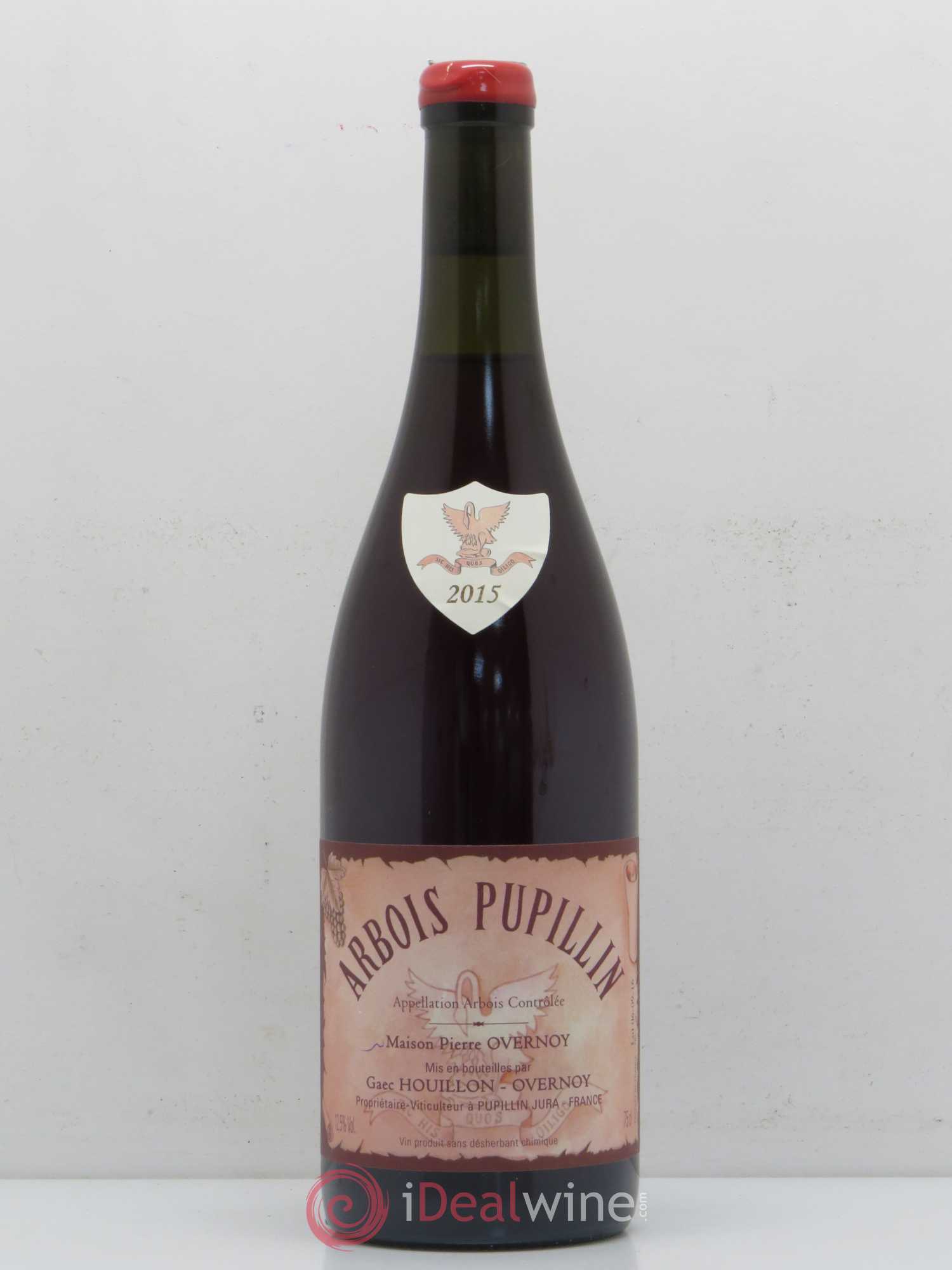 Arbois-Pupillin Poulsard (cire rouge) Overnoy-Houillon (Domaine) Ploussard 2015 - Lot de 1 bouteille - 0