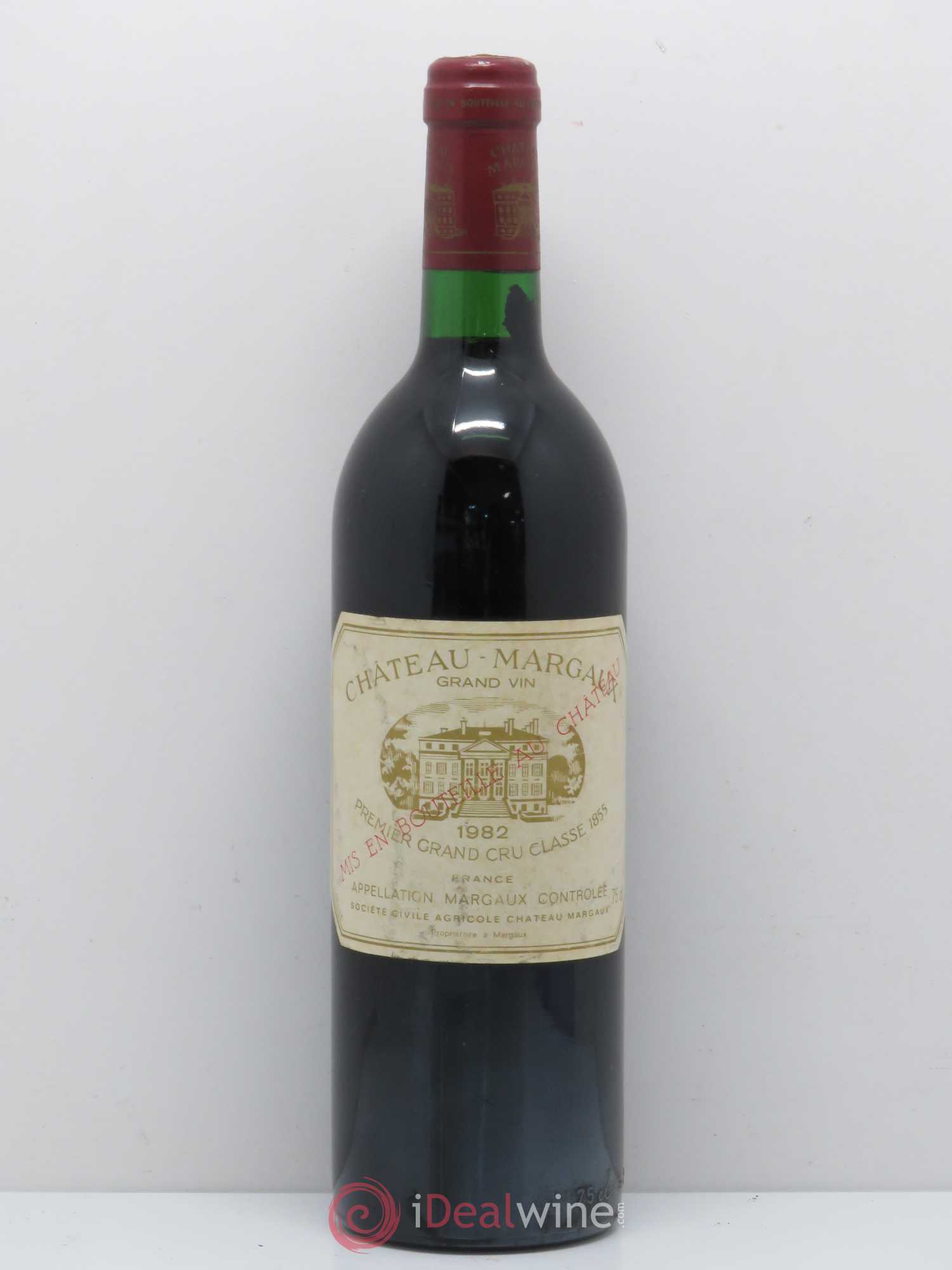 Château Margaux 1er Grand Cru Classé 1982 - Lot de 1 bouteille - 0