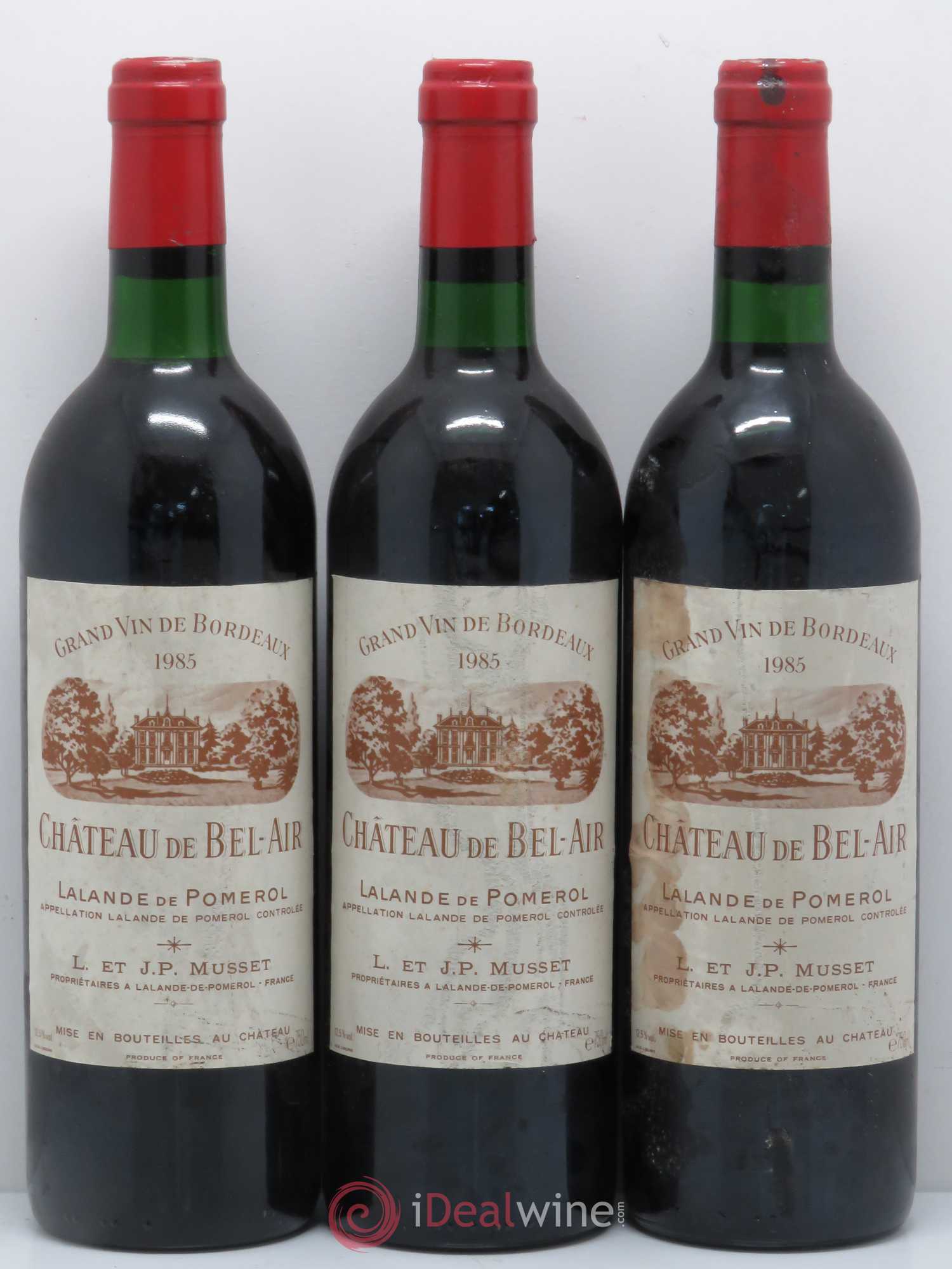 Château de Bel-Air 1985 - Lot de 3 bouteilles - 0