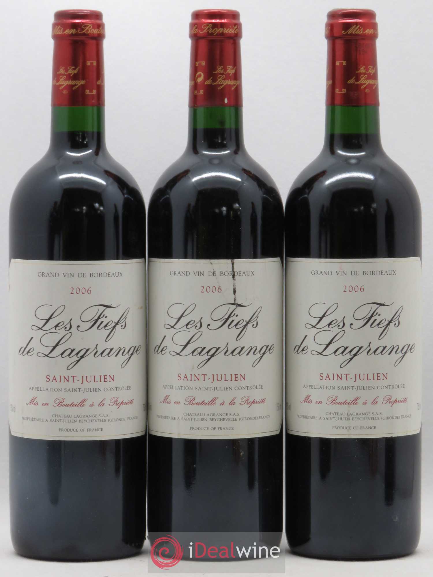 Les Fiefs de Lagrange Second Vin 2006 - Lot de 6 bouteilles - 2