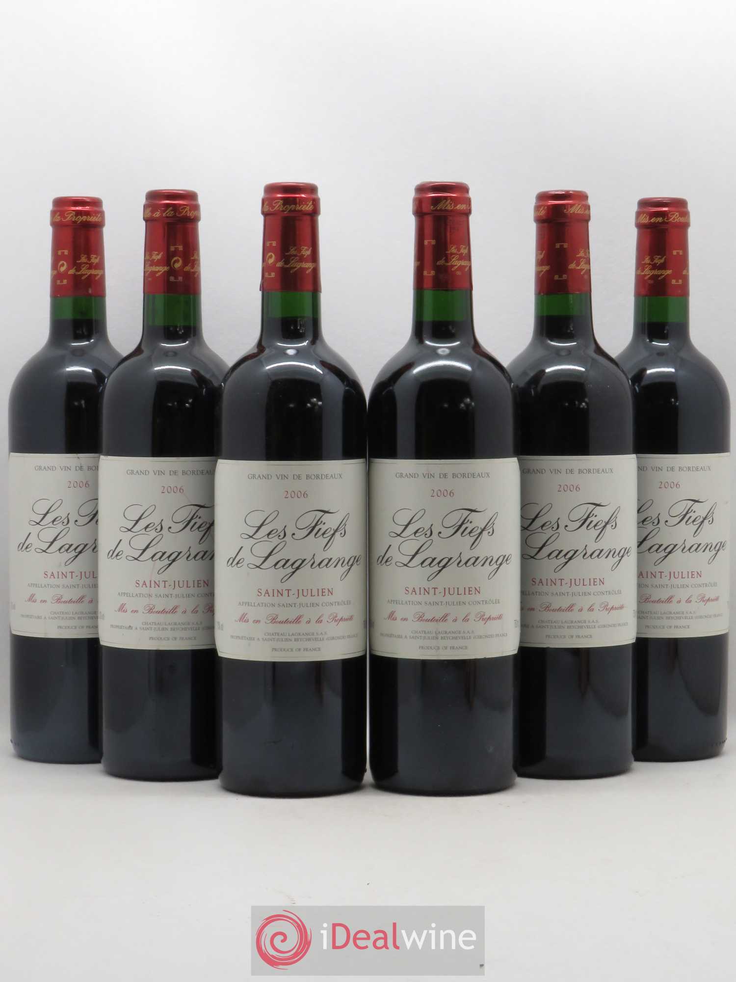 Les Fiefs de Lagrange Second Vin 2006 - Lot de 6 bouteilles - 0
