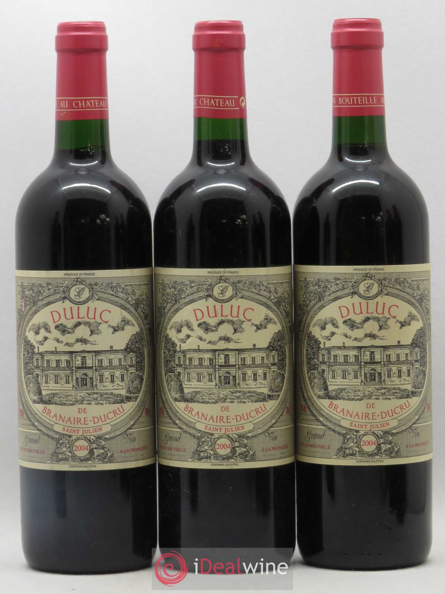 Duluc de Branaire Second Vin 2004 - Lot de 6 bouteilles - 1