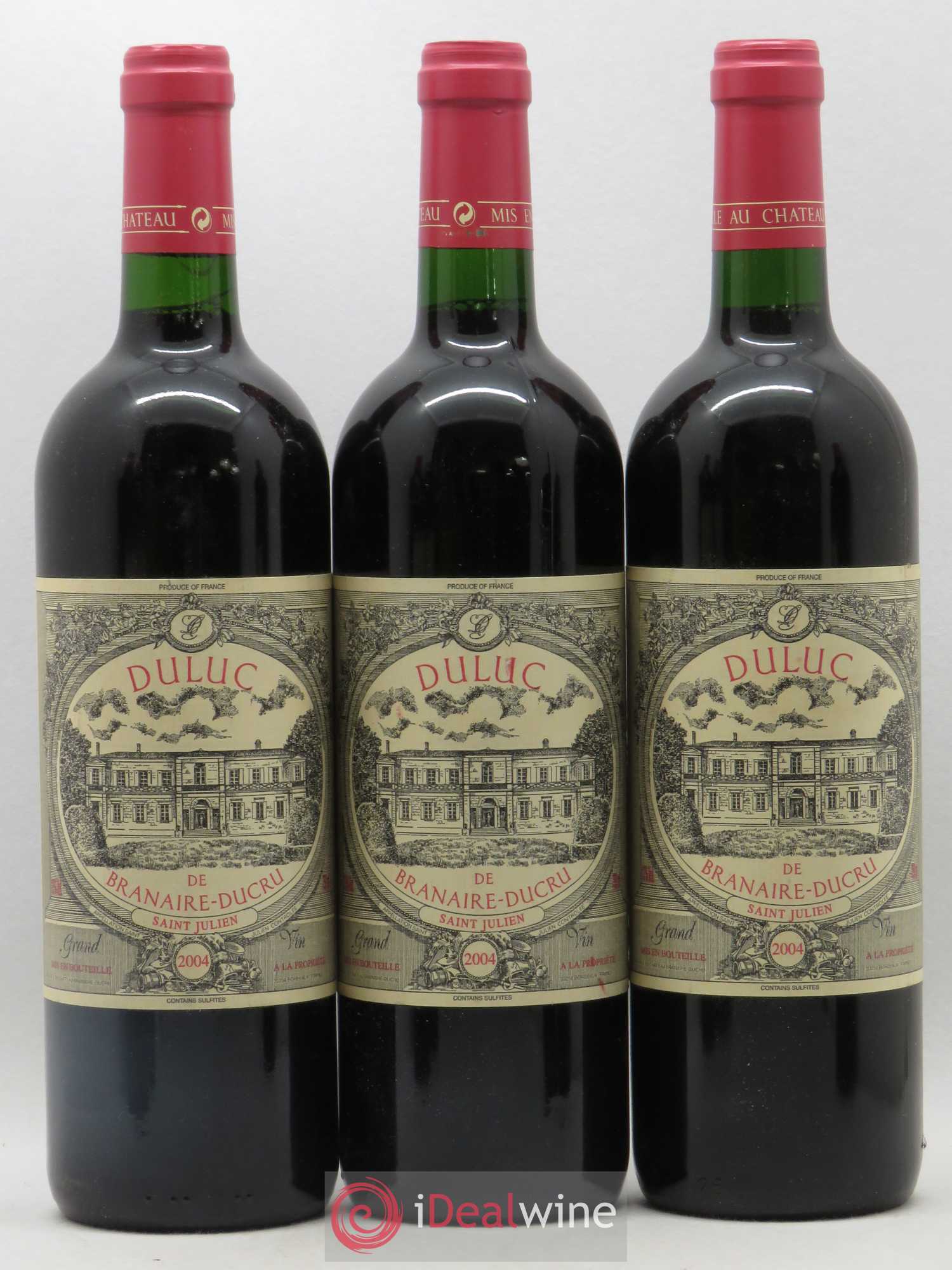 Duluc de Branaire Second Vin 2004 - Lot de 6 bouteilles - 2
