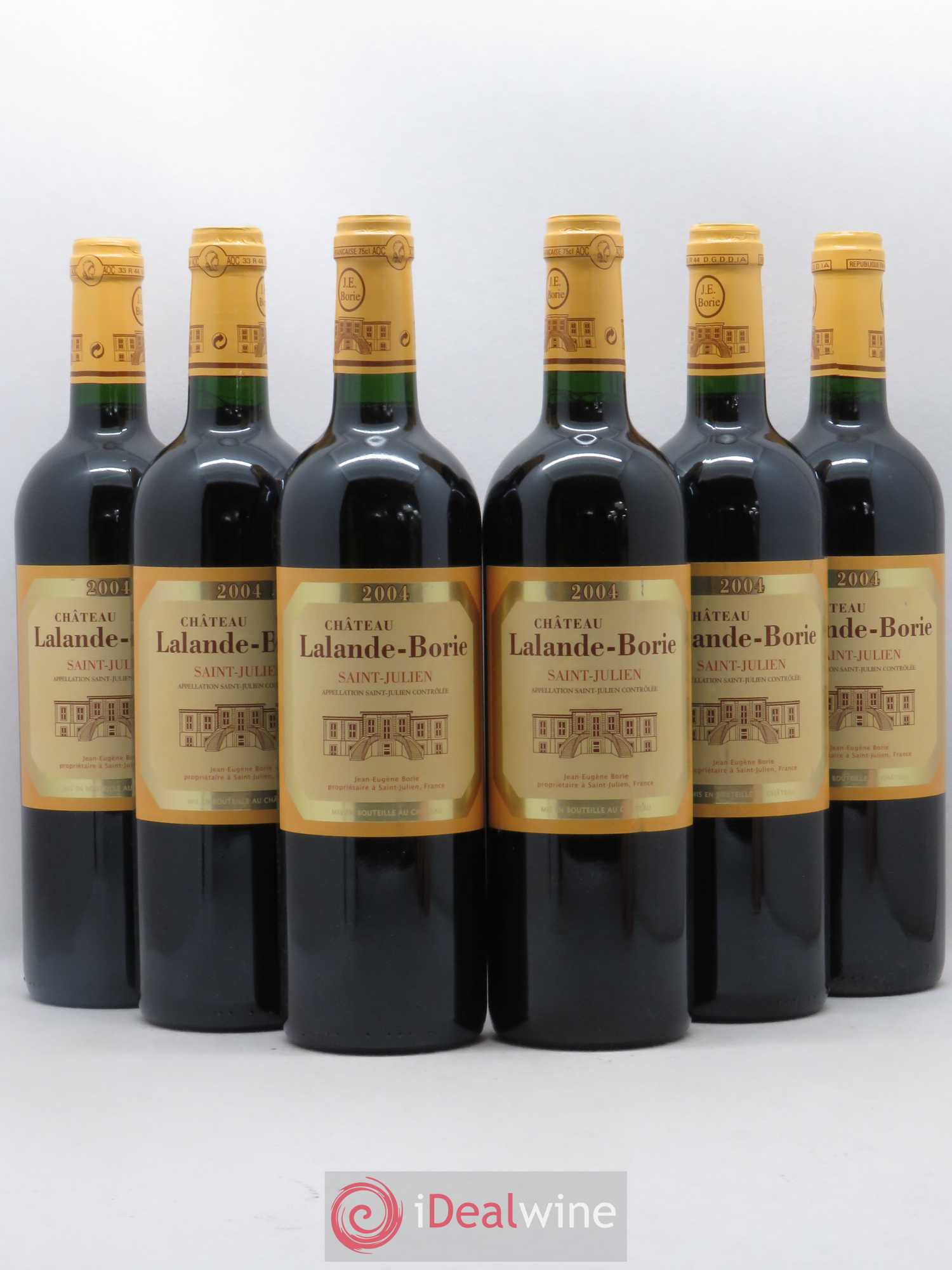 Château Lalande Borie 2004 - Lot de 6 bouteilles - 0
