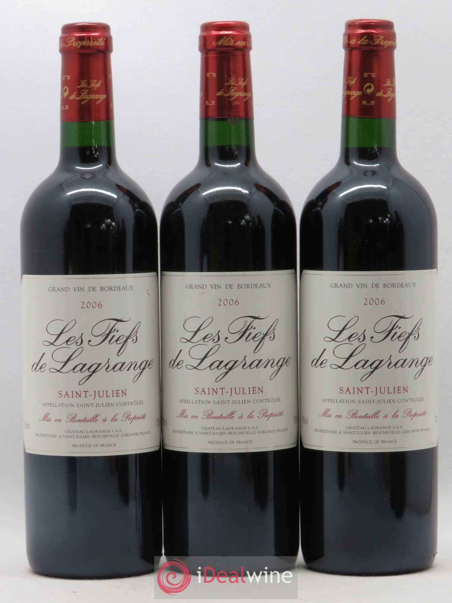 Les Fiefs de Lagrange Second Vin 2006 - Lot de 6 bouteilles - 1
