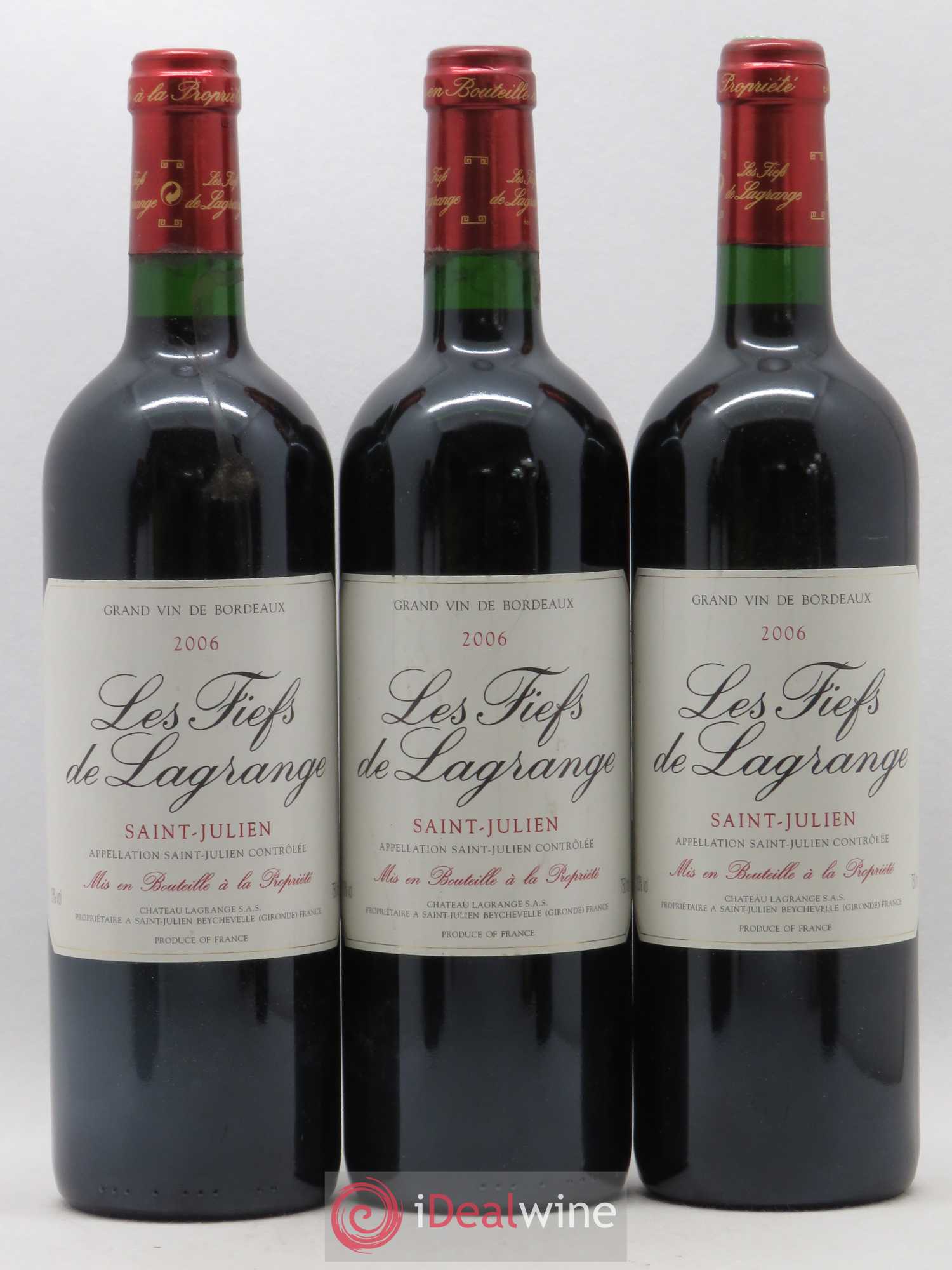 Les Fiefs de Lagrange Second Vin 2006 - Lot de 6 bouteilles - 2