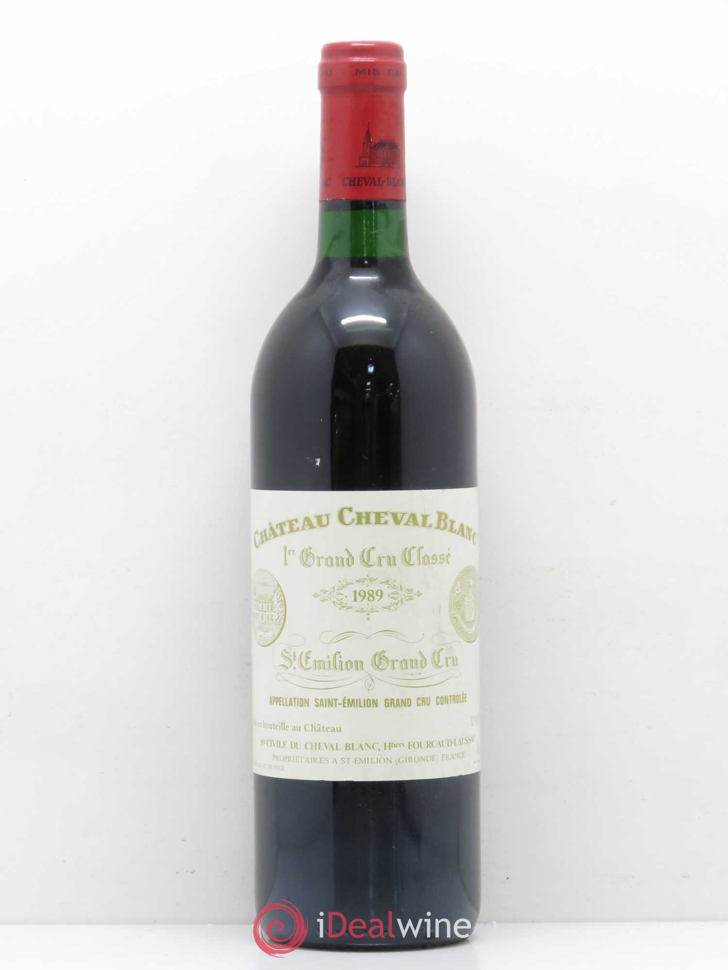 Château Cheval Blanc 1er Grand Cru Classé A 1989 - Lot de 1 bouteille - 0