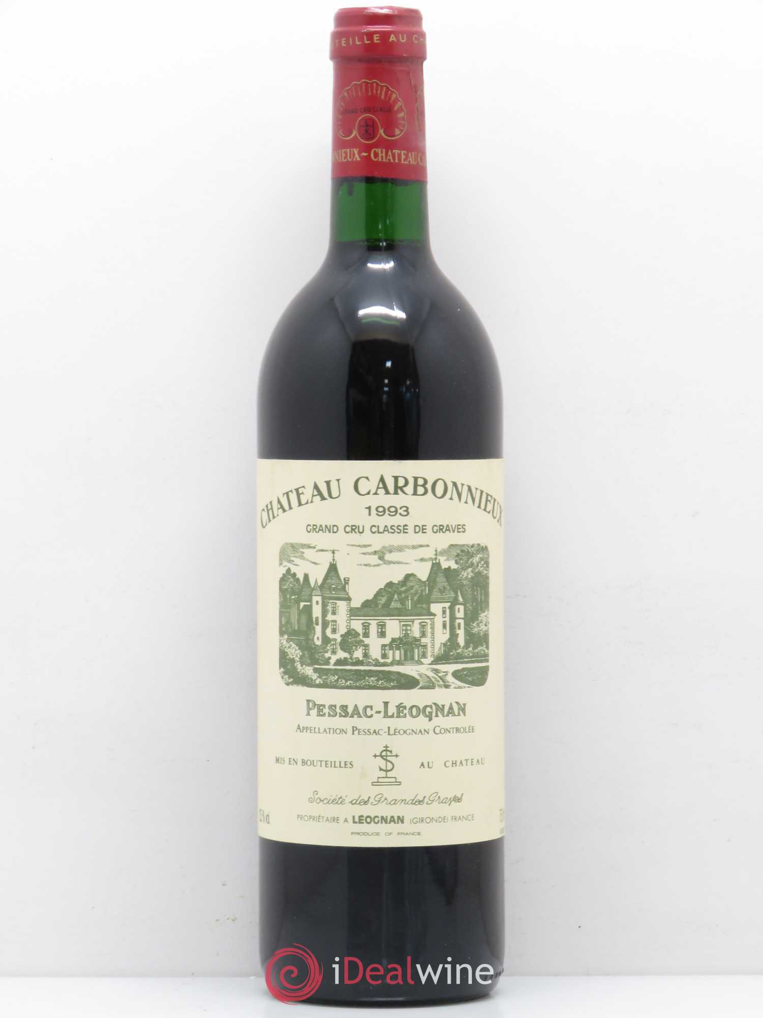 Château Carbonnieux Cru Classé de Graves 1993 - Lot de 1 bouteille - 0