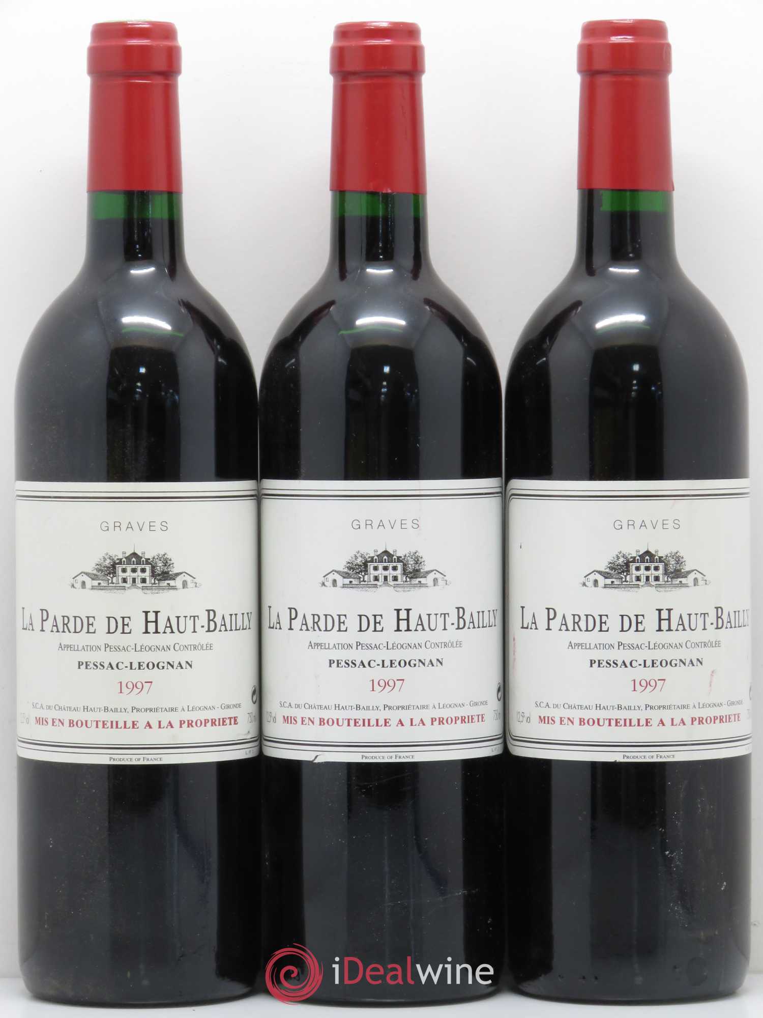 Haut Bailly II (Anciennement La Parde de Haut-Bailly) Second Vin 1997 - Lot de 12 bouteilles - 1