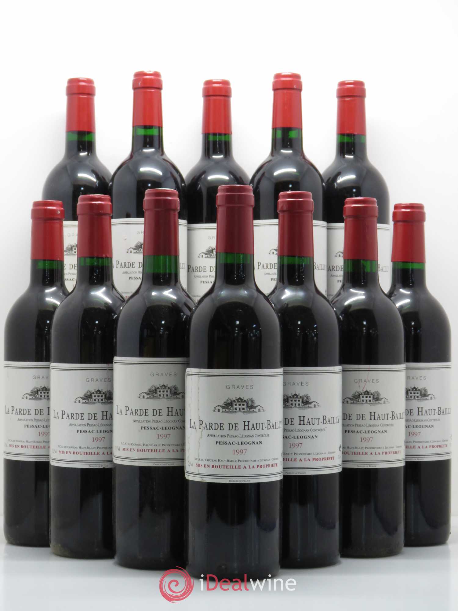 Haut Bailly II (Anciennement La Parde de Haut-Bailly) Second Vin 1997 - Lot de 12 bouteilles - 0