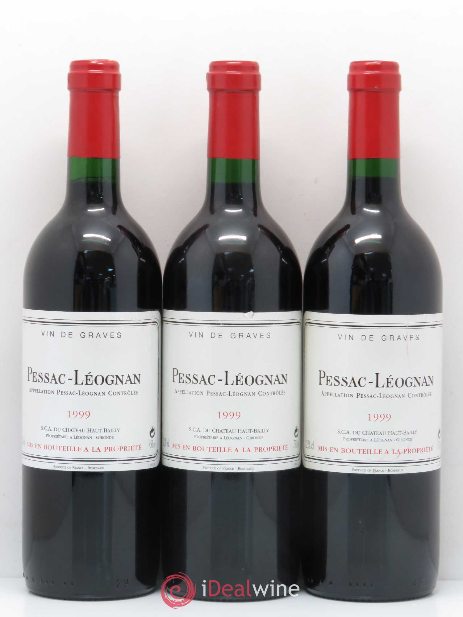 Pessac-Léognan SCA du Chateau Haut-Bailly 1999 - Posten von 12 Flaschen - 1