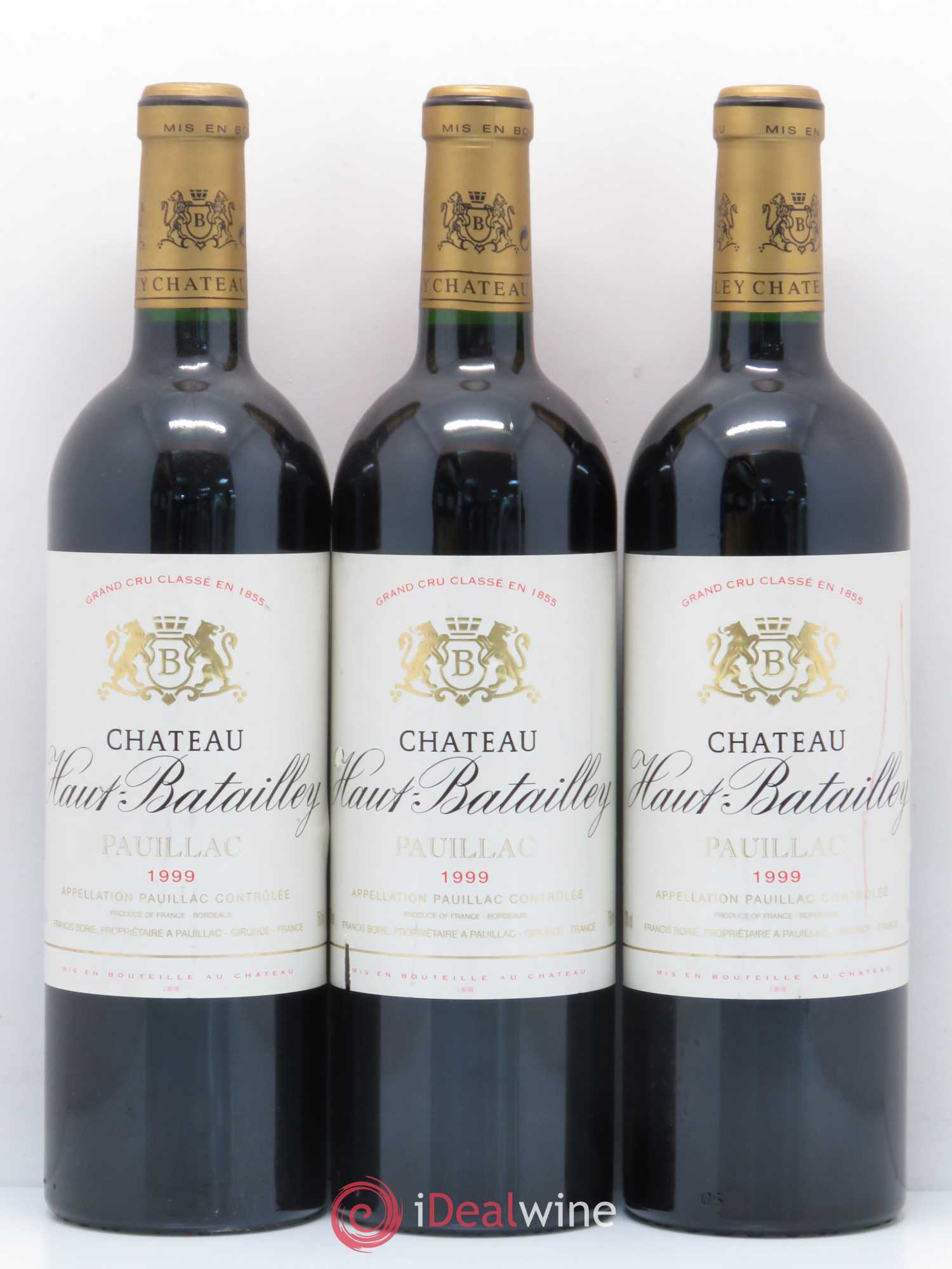 Château Haut Batailley 5ème Grand Cru Classé 1999 - Lot de 6 bouteilles - 1