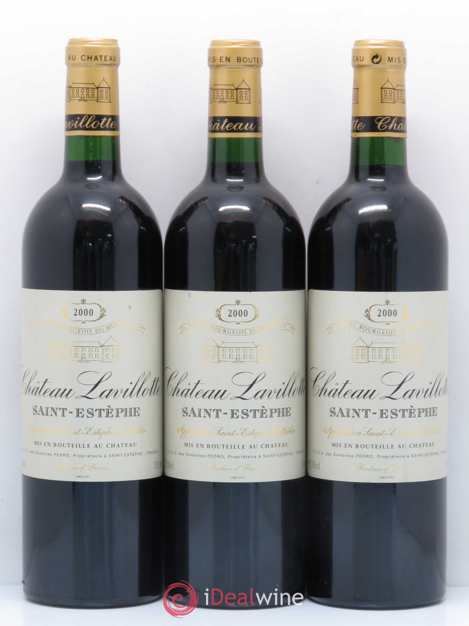 Saint-Estèphe Château Lavillotte 2000 - Lot of 12 bottles - 2