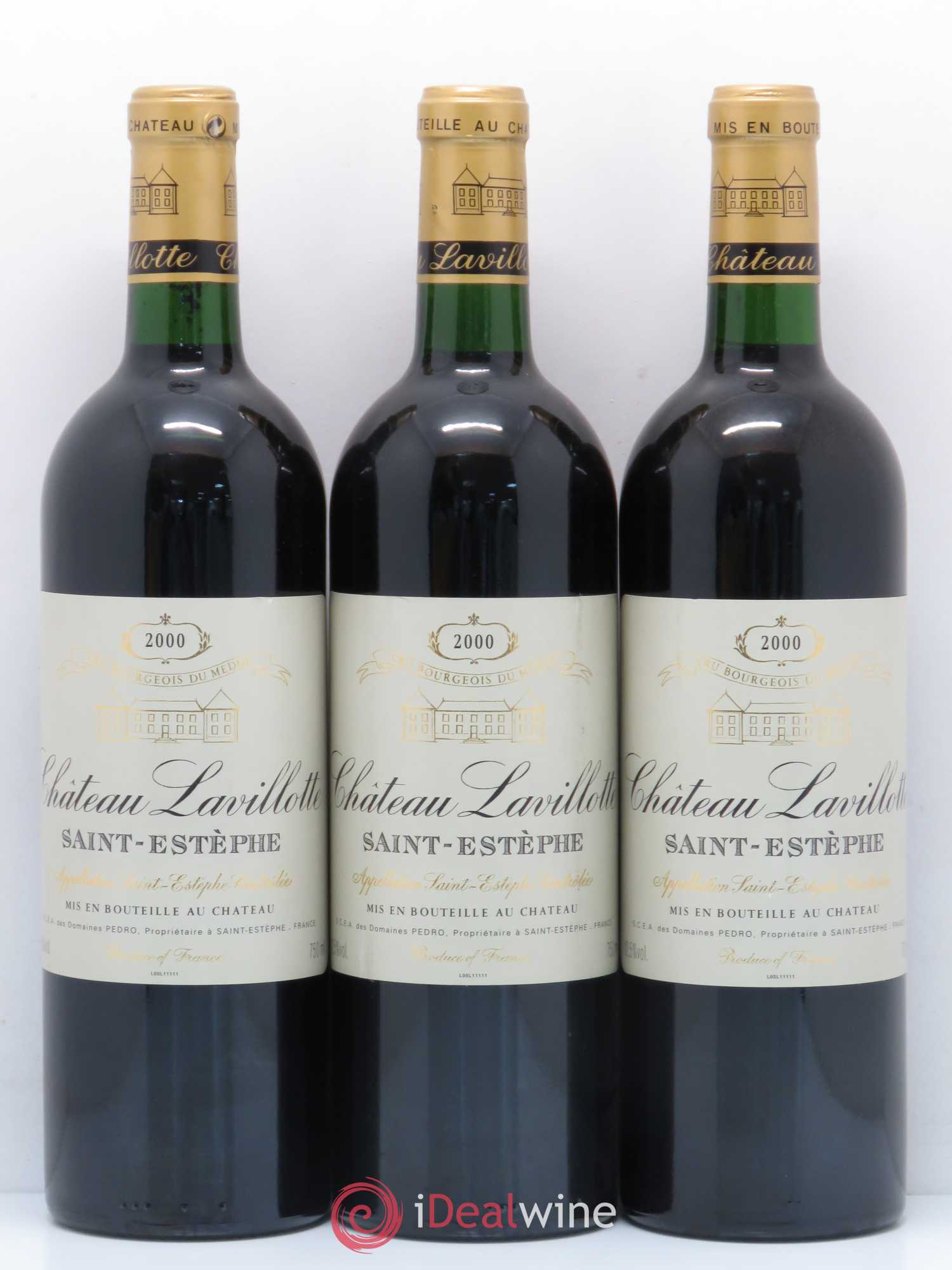 Saint-Estèphe Château Lavillotte 2000 - Lot of 12 bottles - 3