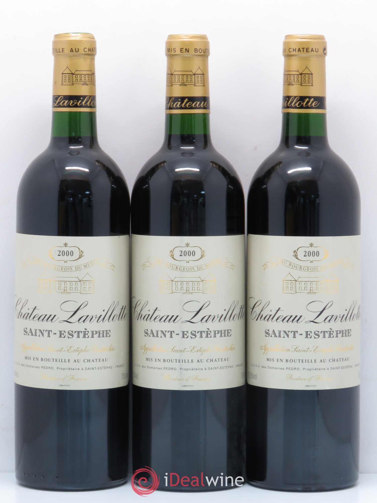 Saint-Estèphe Château Lavillotte 2000 - Lot of 12 bottles - 4
