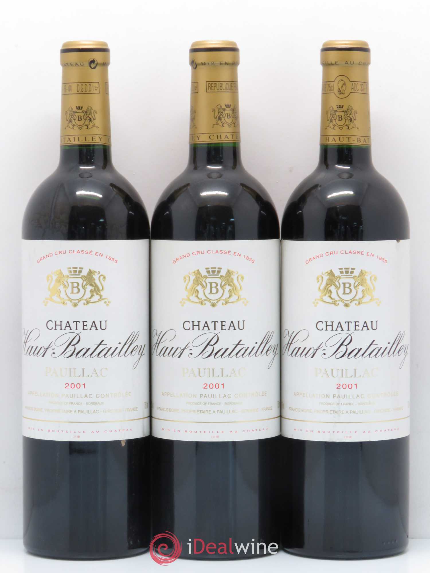 Château Haut Batailley 5ème Grand Cru Classé 2001 - Lot de 6 bouteilles - 2