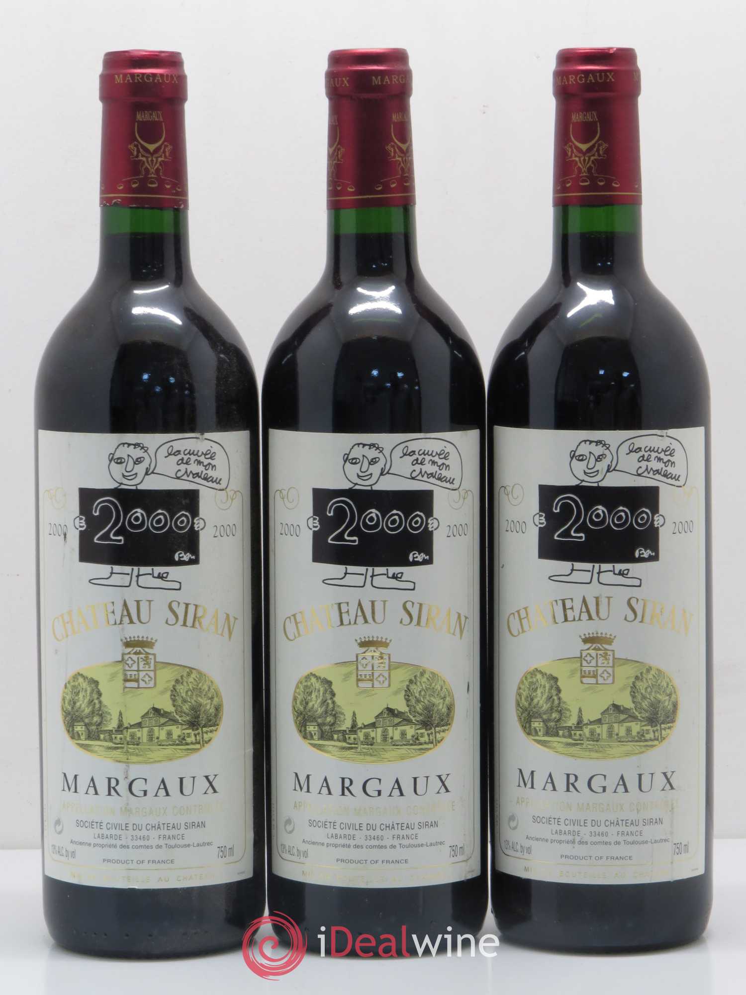 Château Siran 2000 - Lot de 6 bouteilles - 2
