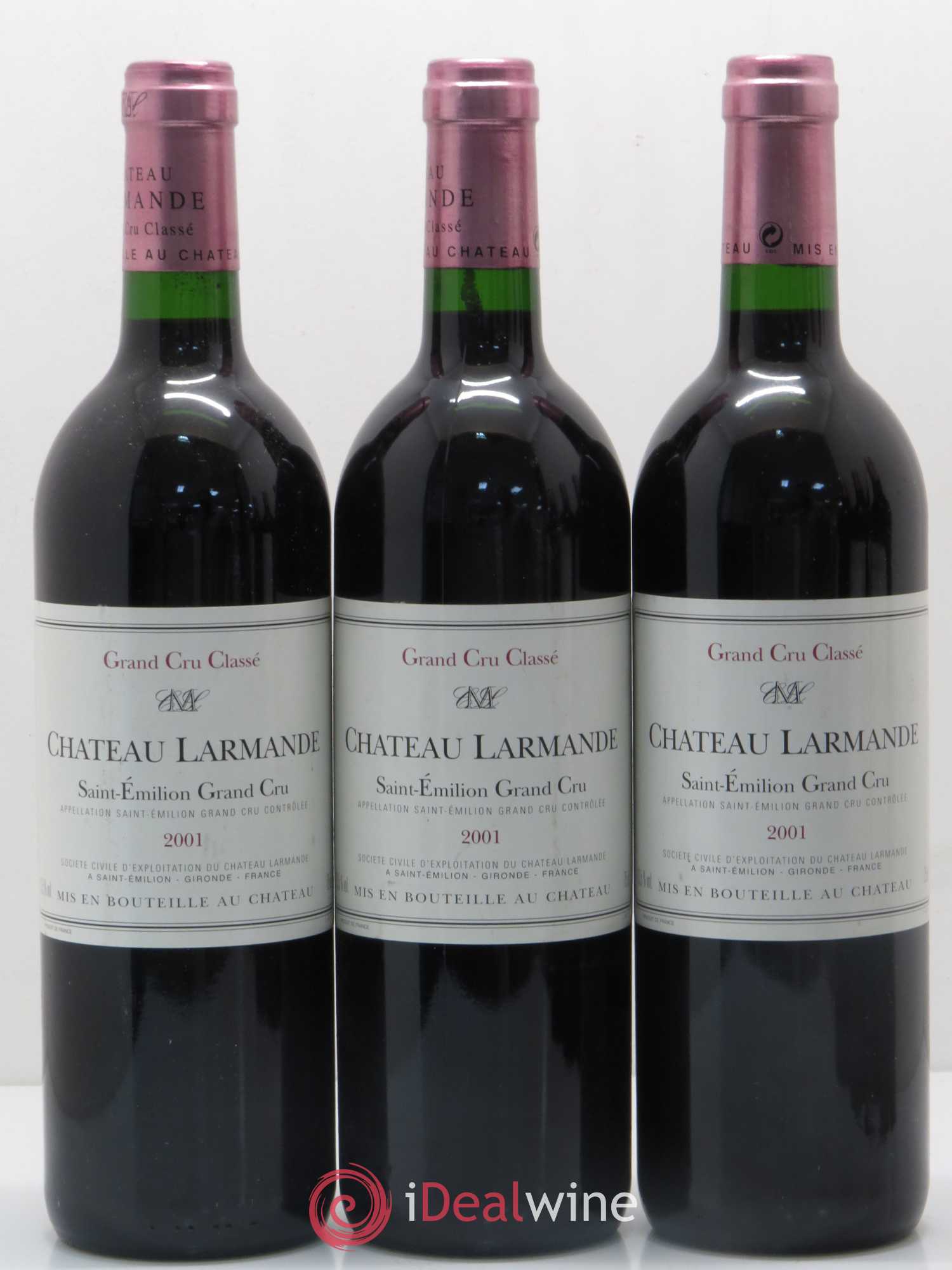 Château Larmande Grand Cru Classé 2001 - Lot de 6 bouteilles - 1