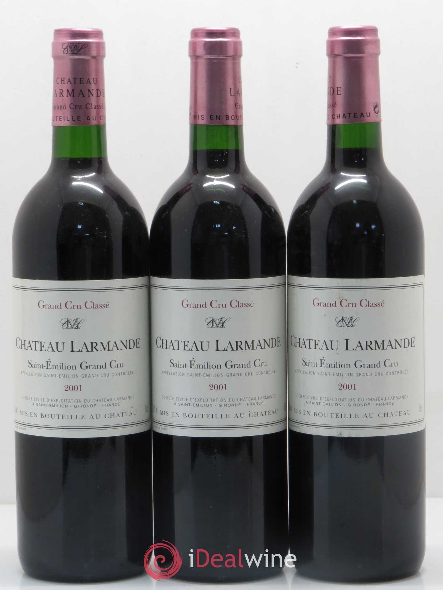 Château Larmande Grand Cru Classé 2001 - Lot de 6 bouteilles - 2