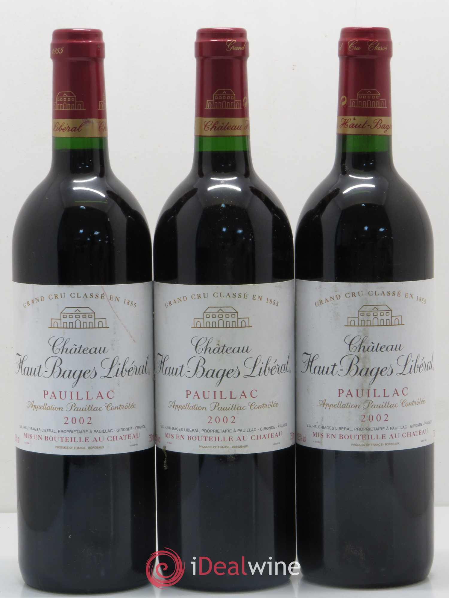 Château Haut Bages Libéral 5ème Grand Cru Classé 2002 - Lot de 6 bouteilles - 2