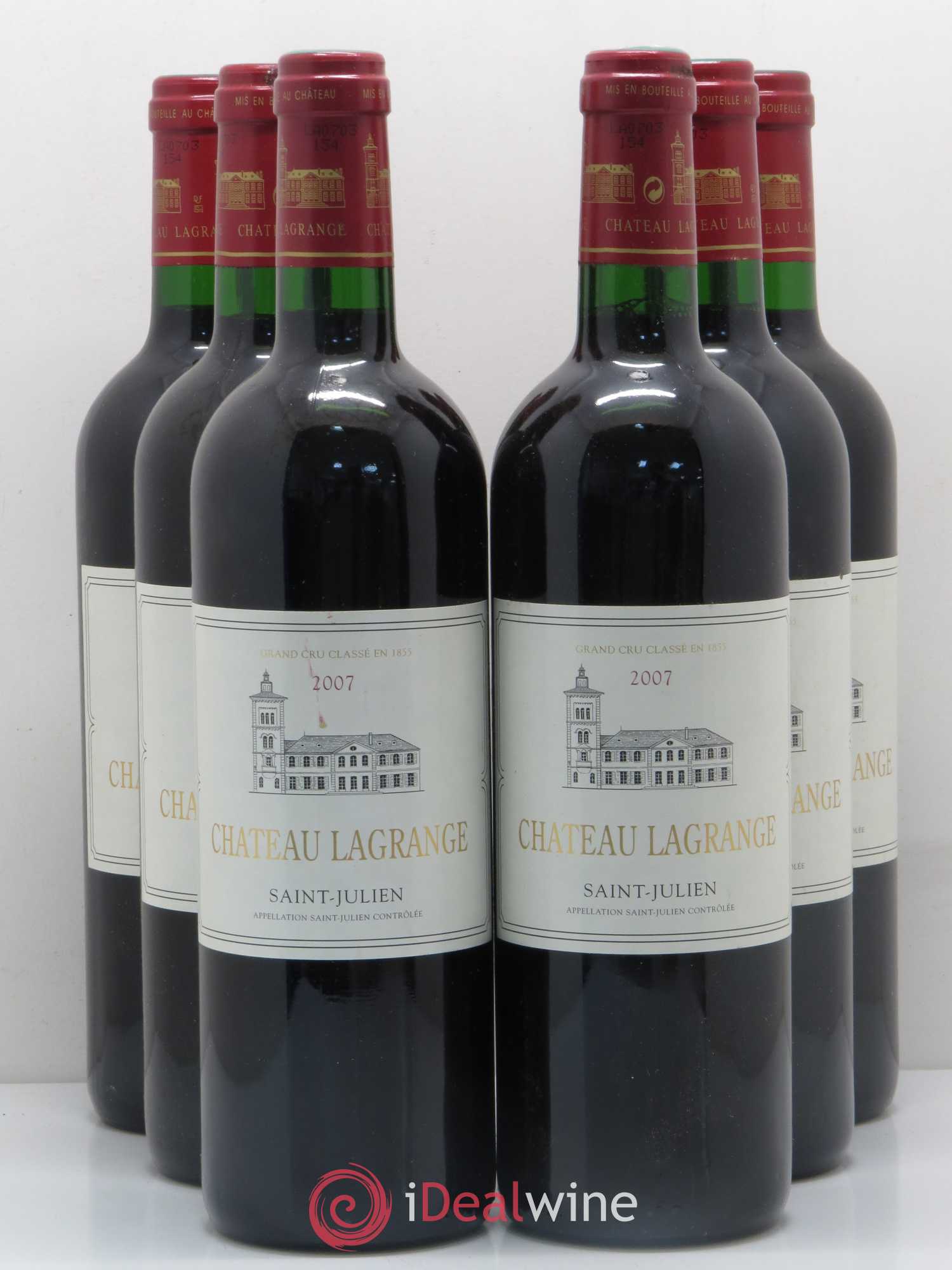 Château Lagrange 3ème Grand Cru Classé 2007 - Lot de 6 bouteilles - 0