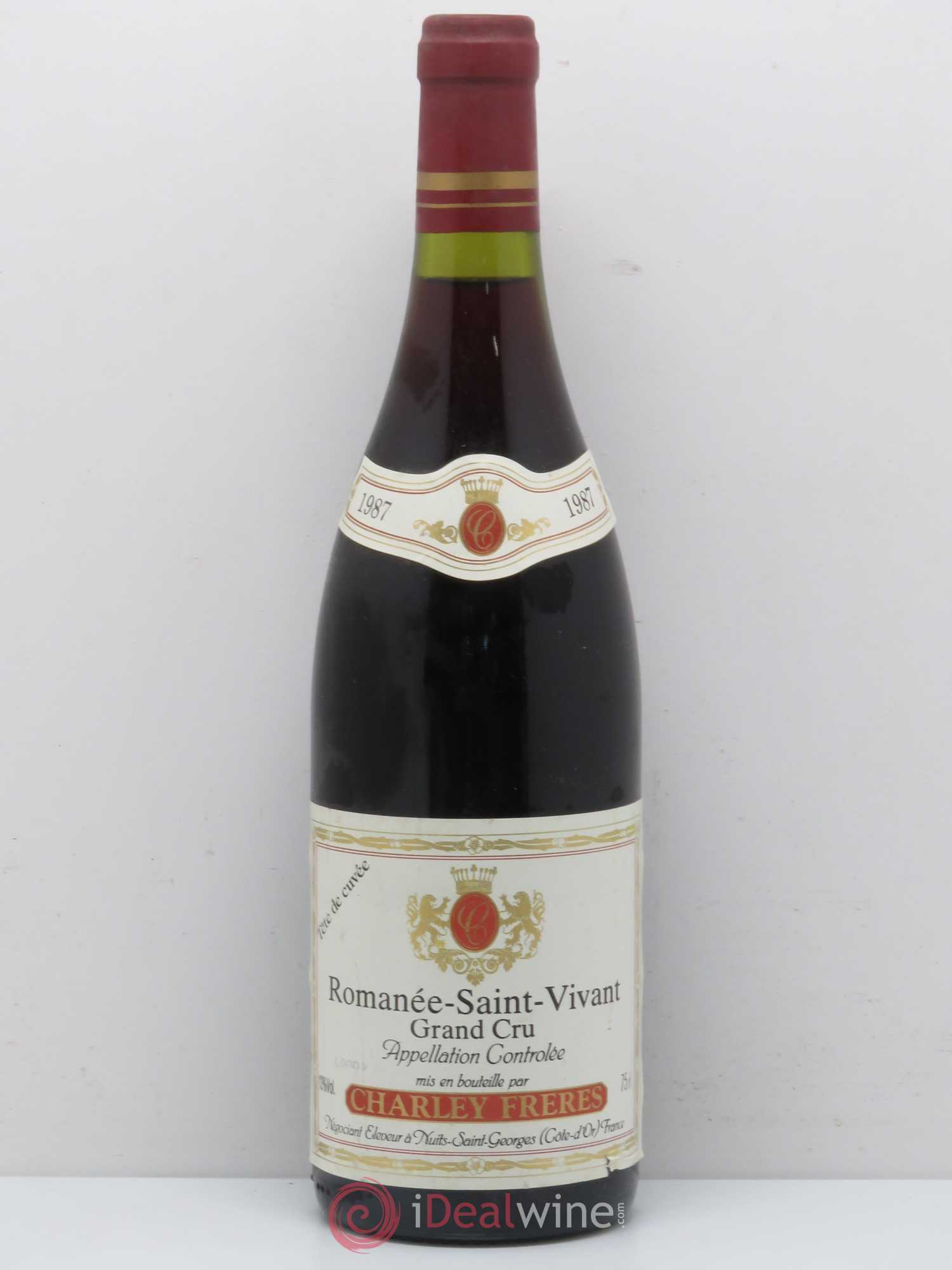 Romanée-Saint-Vivant Grand Cru Charley Freres 1987 - Lot de 1 bouteille - 0