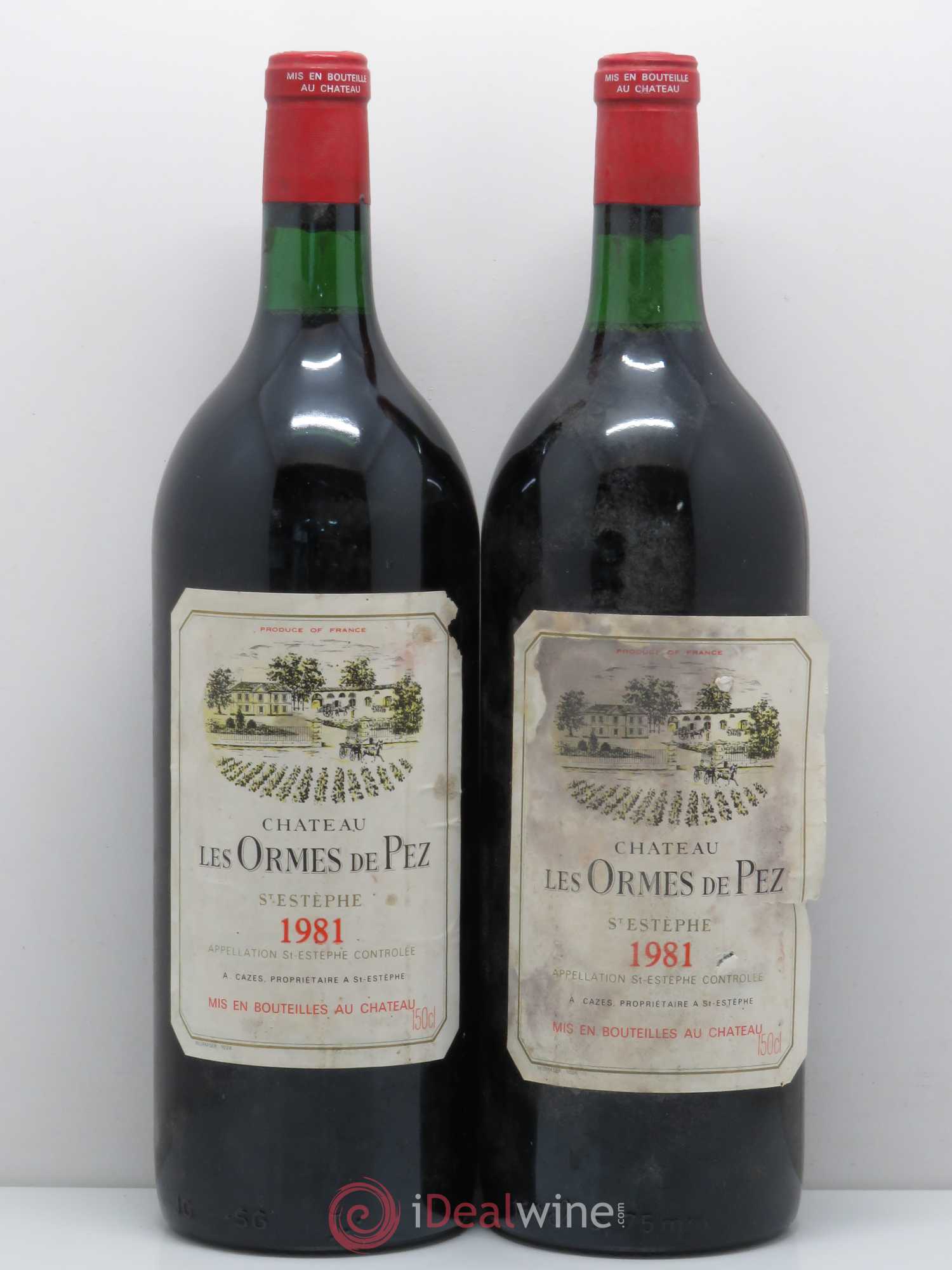 Château les Ormes de Pez (sans prix de réserve) 1981 - Lot de 2 magnums - 0