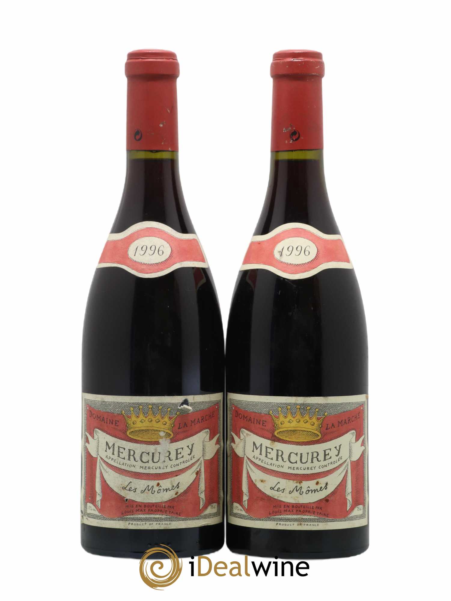 Mercurey 1996 - Posten von 2 Flaschen - 0